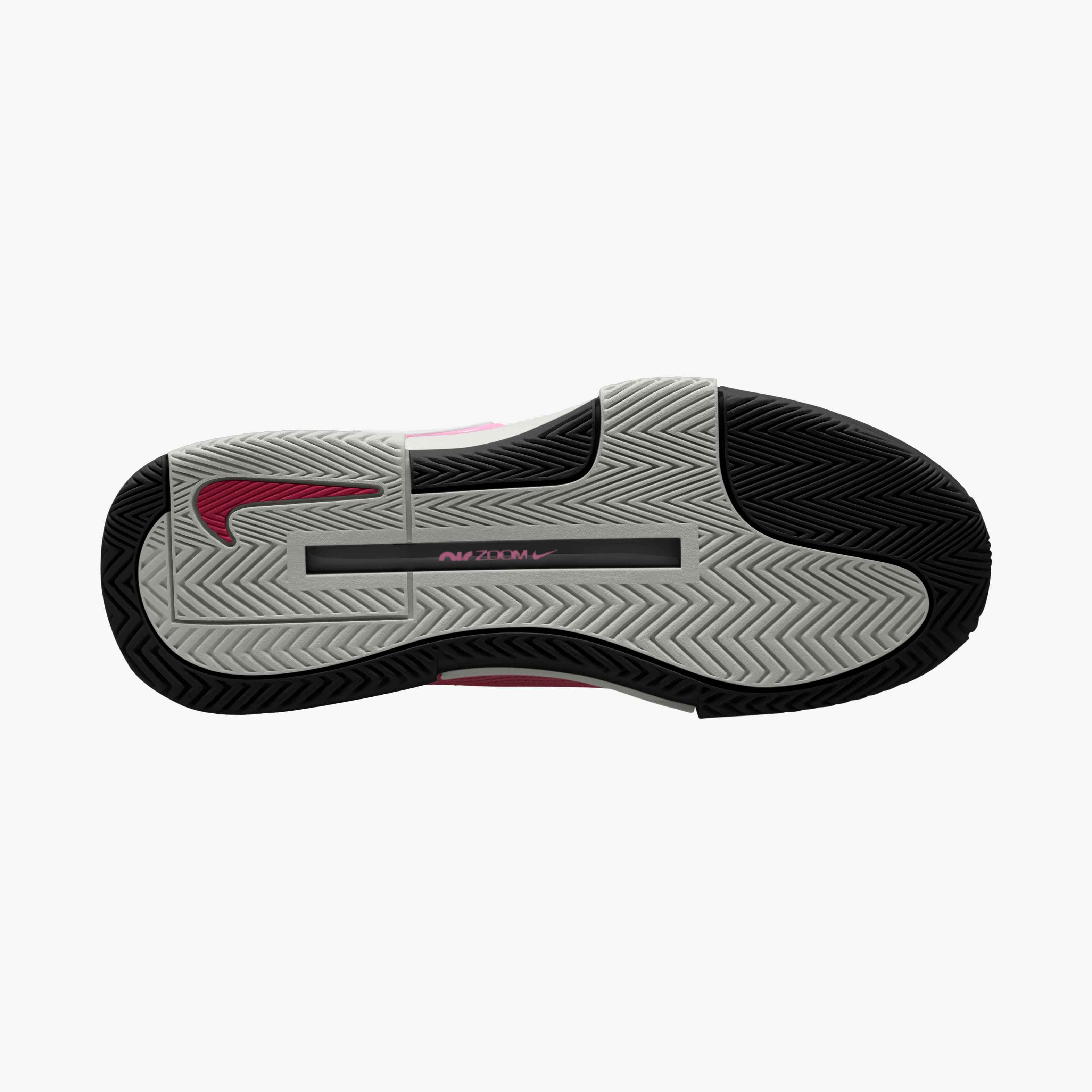 Nike Women's Zoom GP Challenge 1.5 Hard Court Tennis Shoes in PINK SMOKE/WHITE-VAST GREY-BLACK