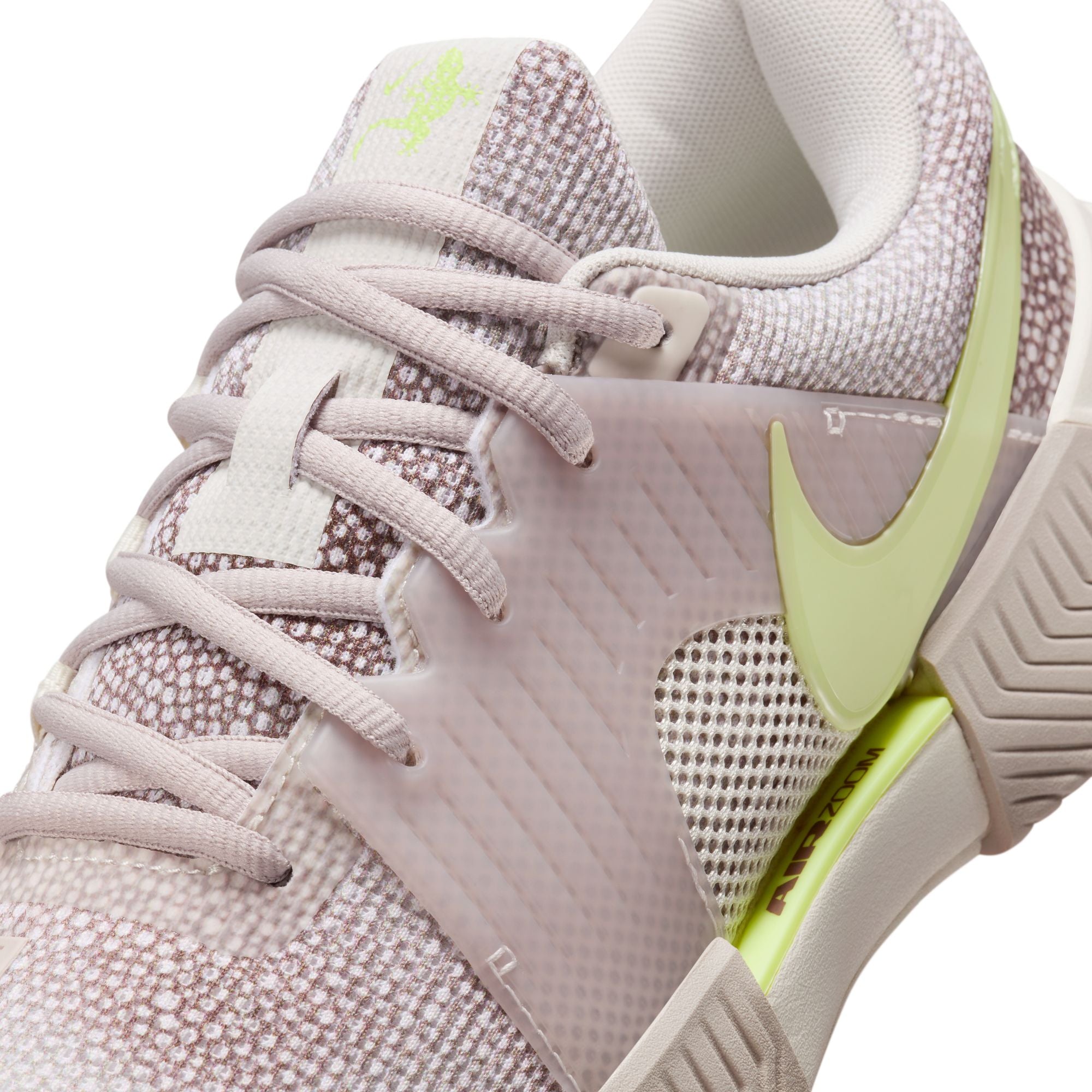 Nike Women's GP Challenge Pro PRM Tennis Shoes in Phantom/Barely Volt-Platinum Violet