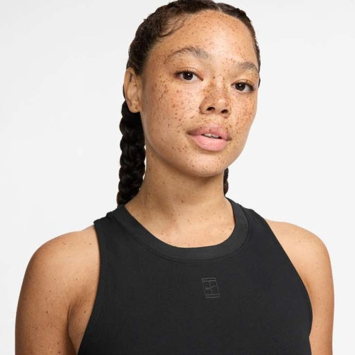 NikeCourt Advantage Women's Dri-FIT Tennis Tank Top Black/Black