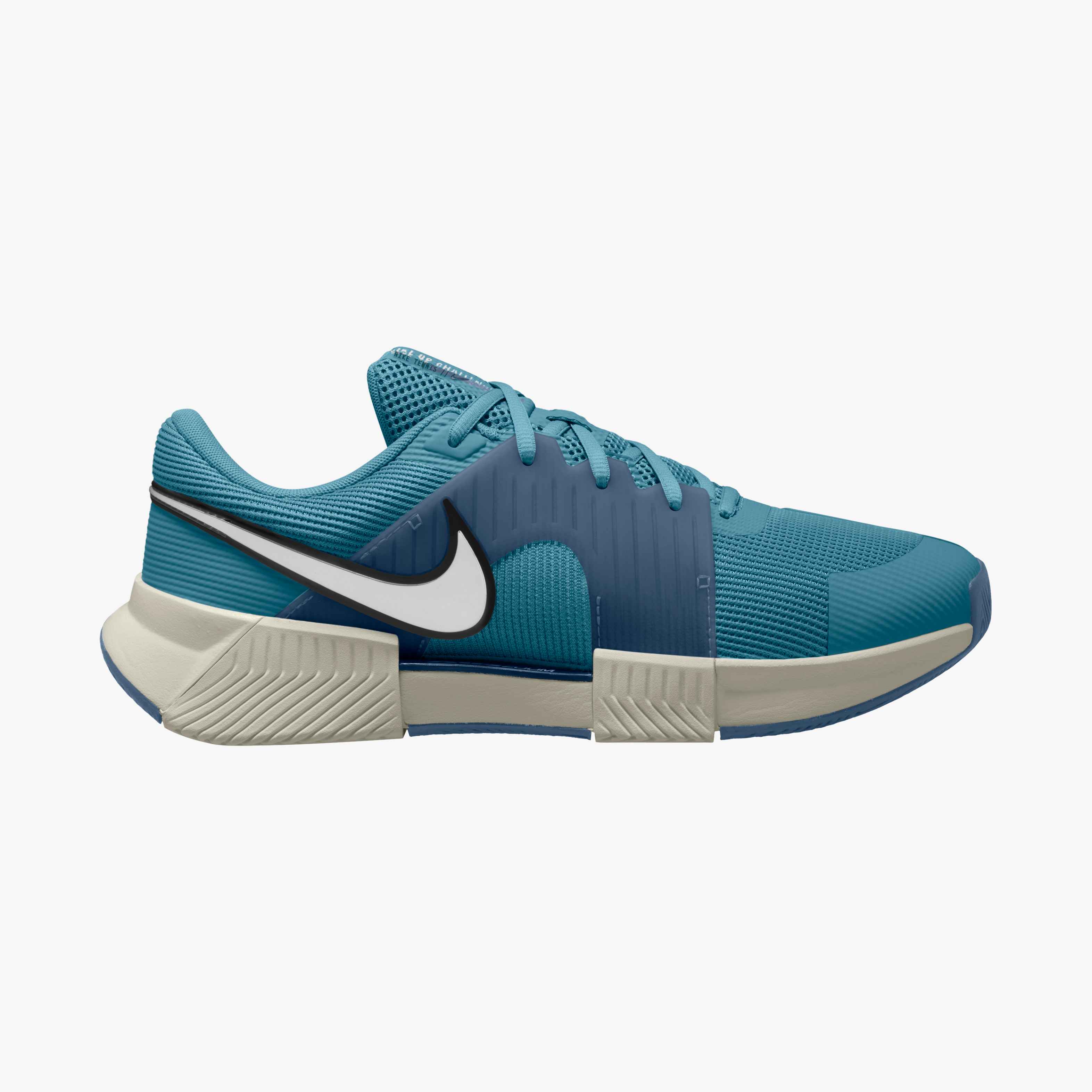 Nike Men's GP Challenge 1.5 Hard Court Tennis Shoes in SMOKEY BLUE/WHITE-LIGHT BONE-NEW SLATE
