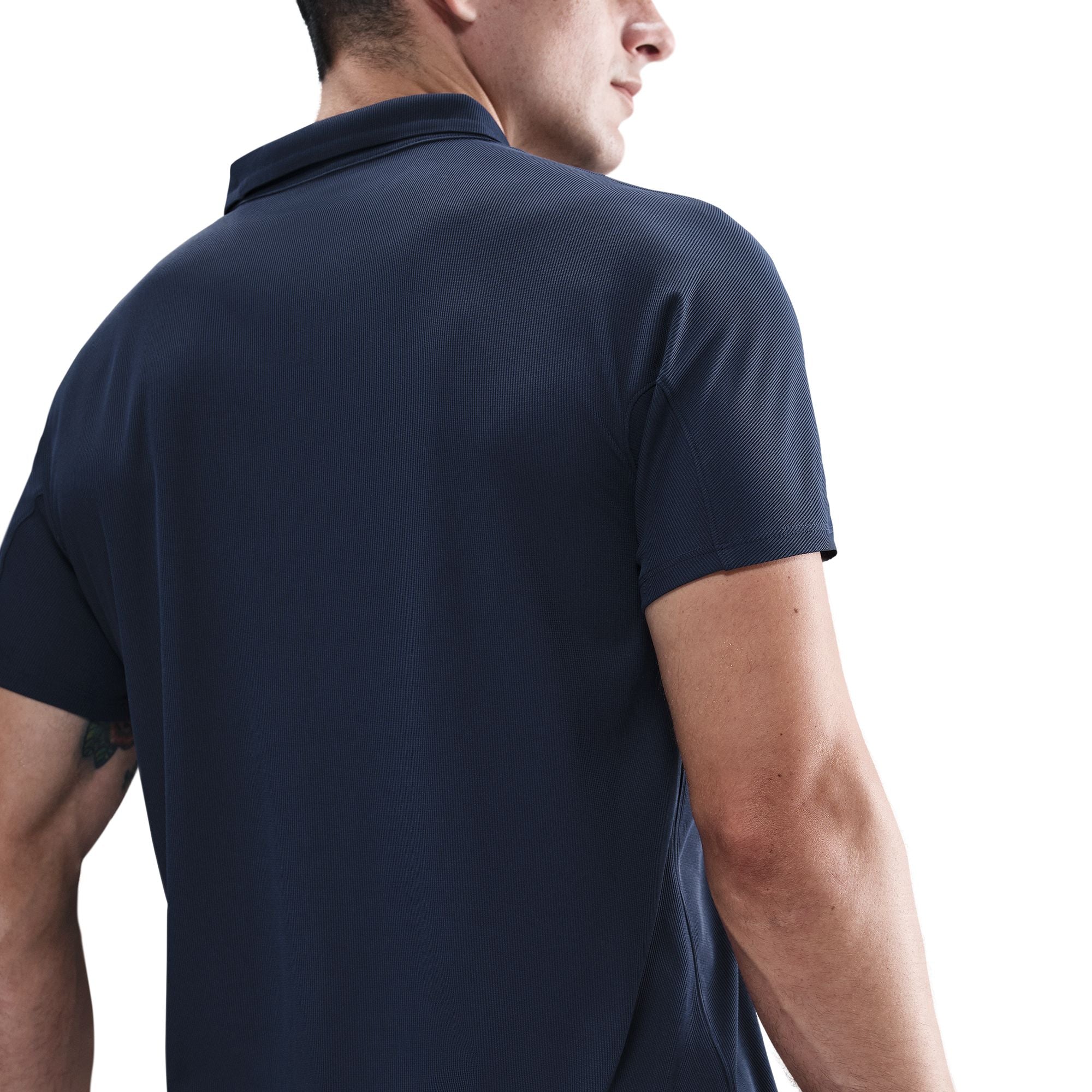 Nike Men's Court Slam Dri-FIT ADV Tennis Polo in Midnight Navy/Midnight Navy