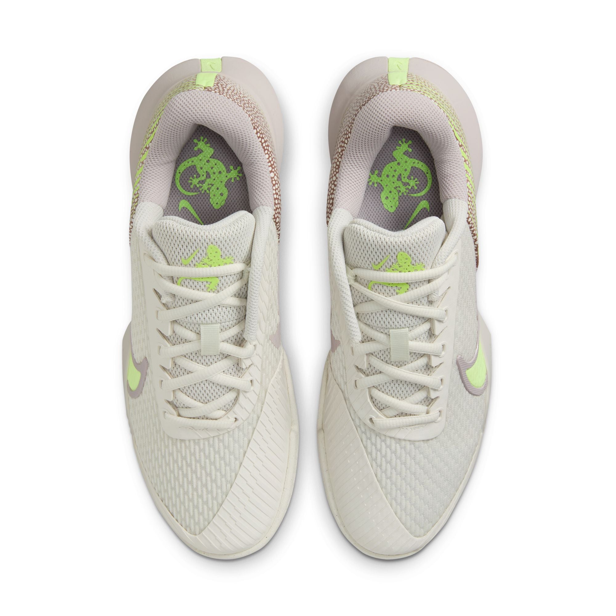 Nike Women's Air Zoom Vapor Pro 2 PRM Tennis Shoes in Phantom/Barely Volt-Platinum Violet