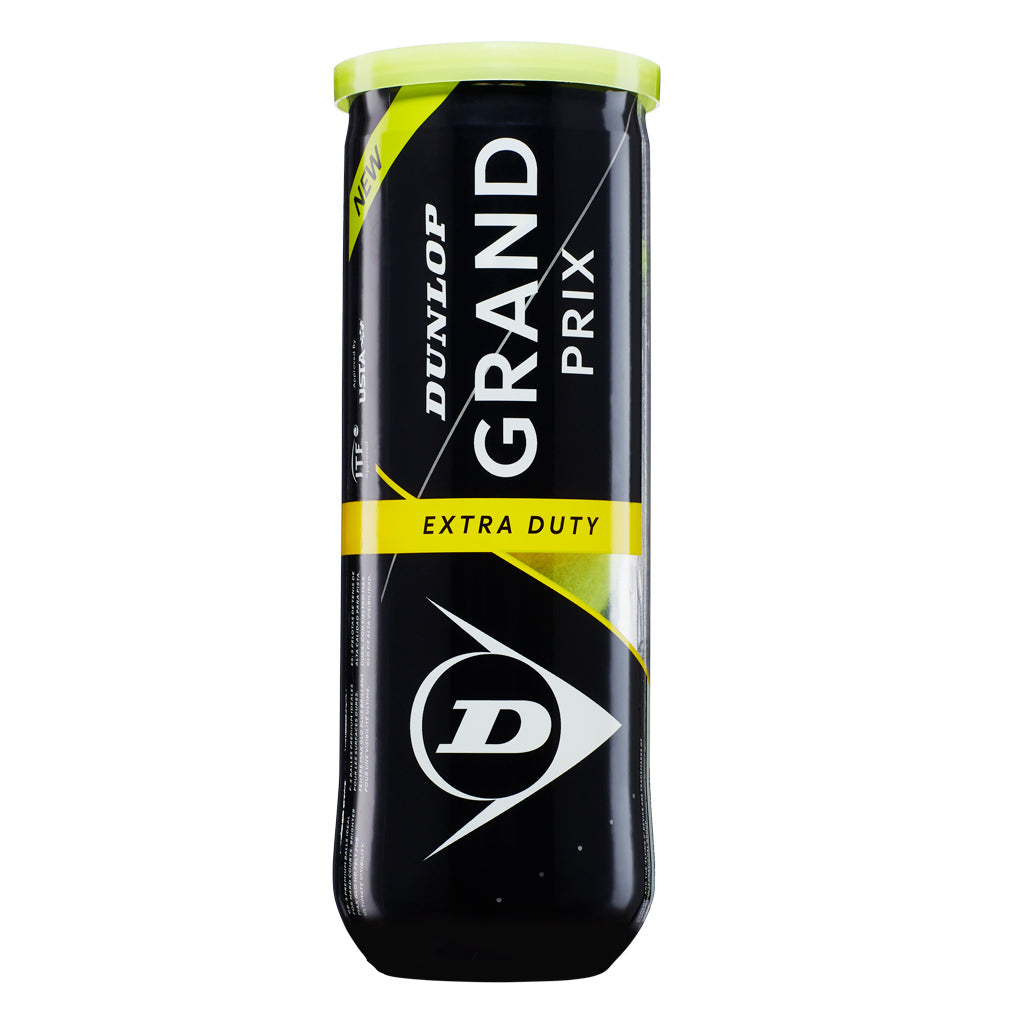 Dunlop Grand Prix Extra Duty Tennis Ball (3 Ball Can)