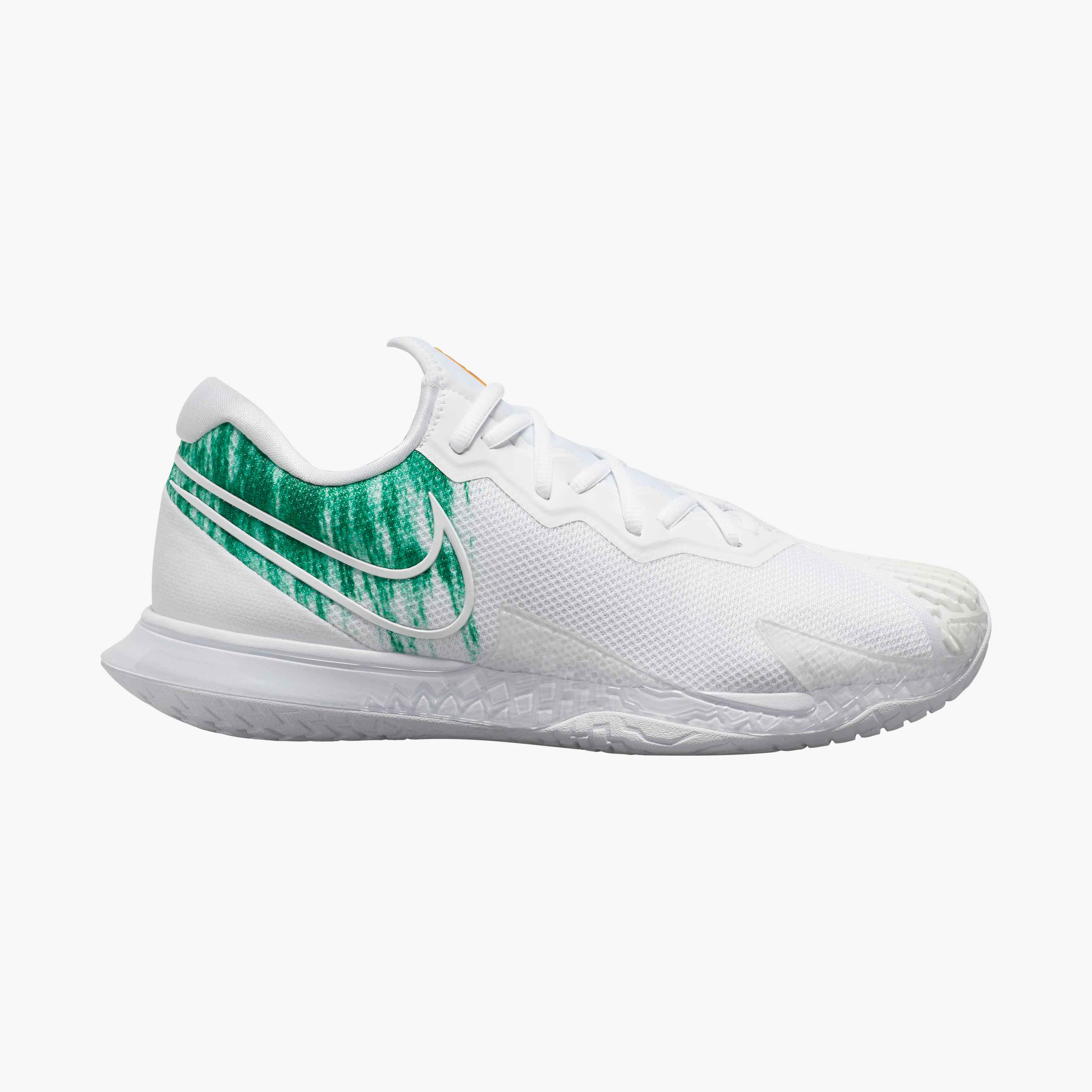 Nike Men's Hard Court Air Zoom Vapor Cage 4 in WHITE/WHITE-CLOVER