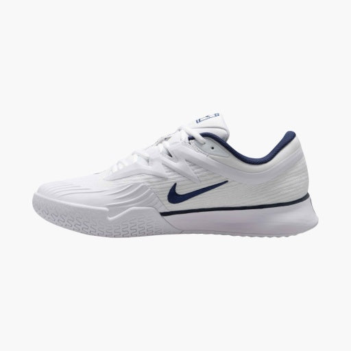 Nike Men's Vapor Pro 3 Premium Hard Court Tennis Shoes in White/White-Midnight Navy