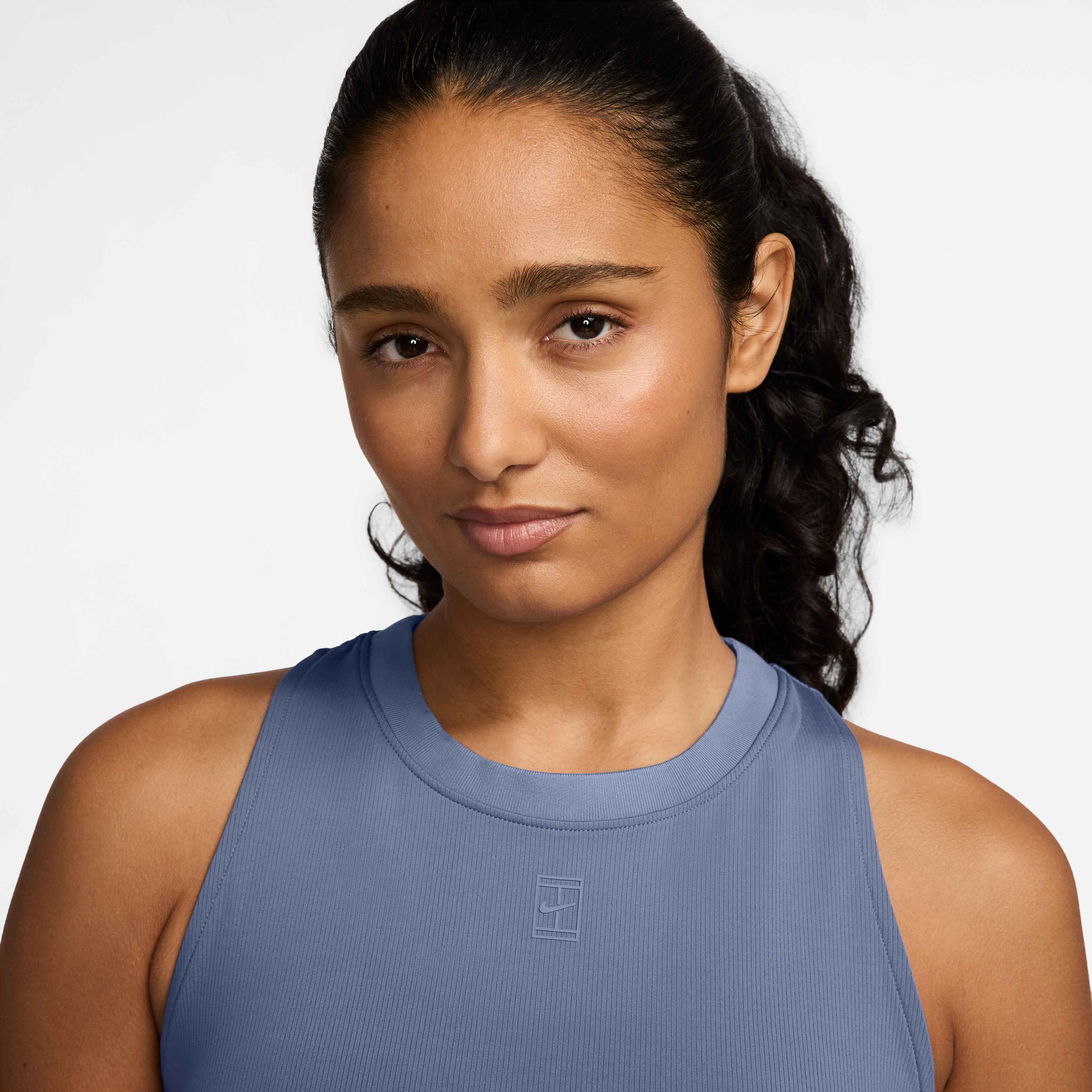 Nike Women's Court Advantage Dri-FIT Tennis Tank Top in World Indigo/World Indigo