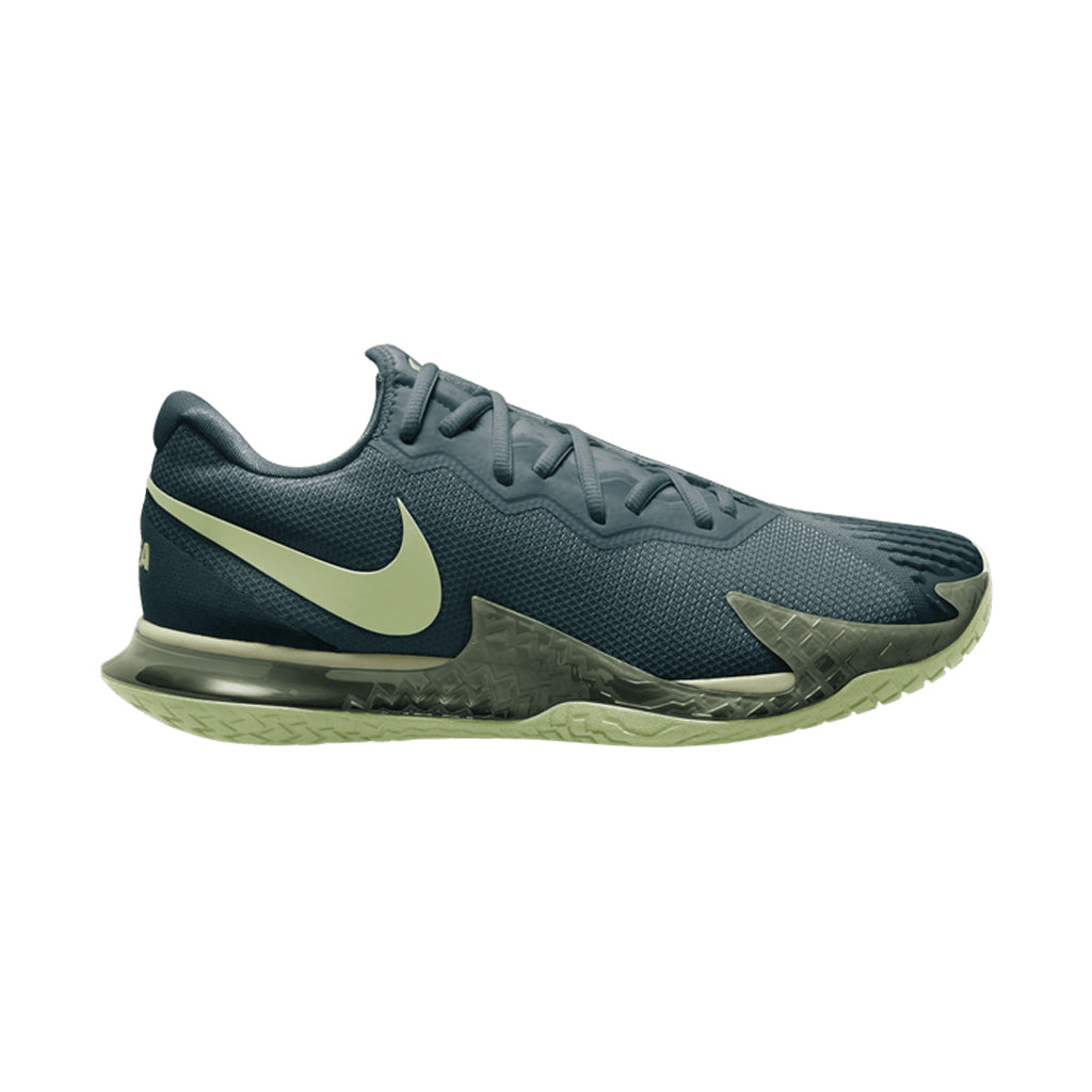 Nike Court Men's Zoom Vapor Cage 4 Rafa Shoes in Deep Jungle/ Lime Ice
