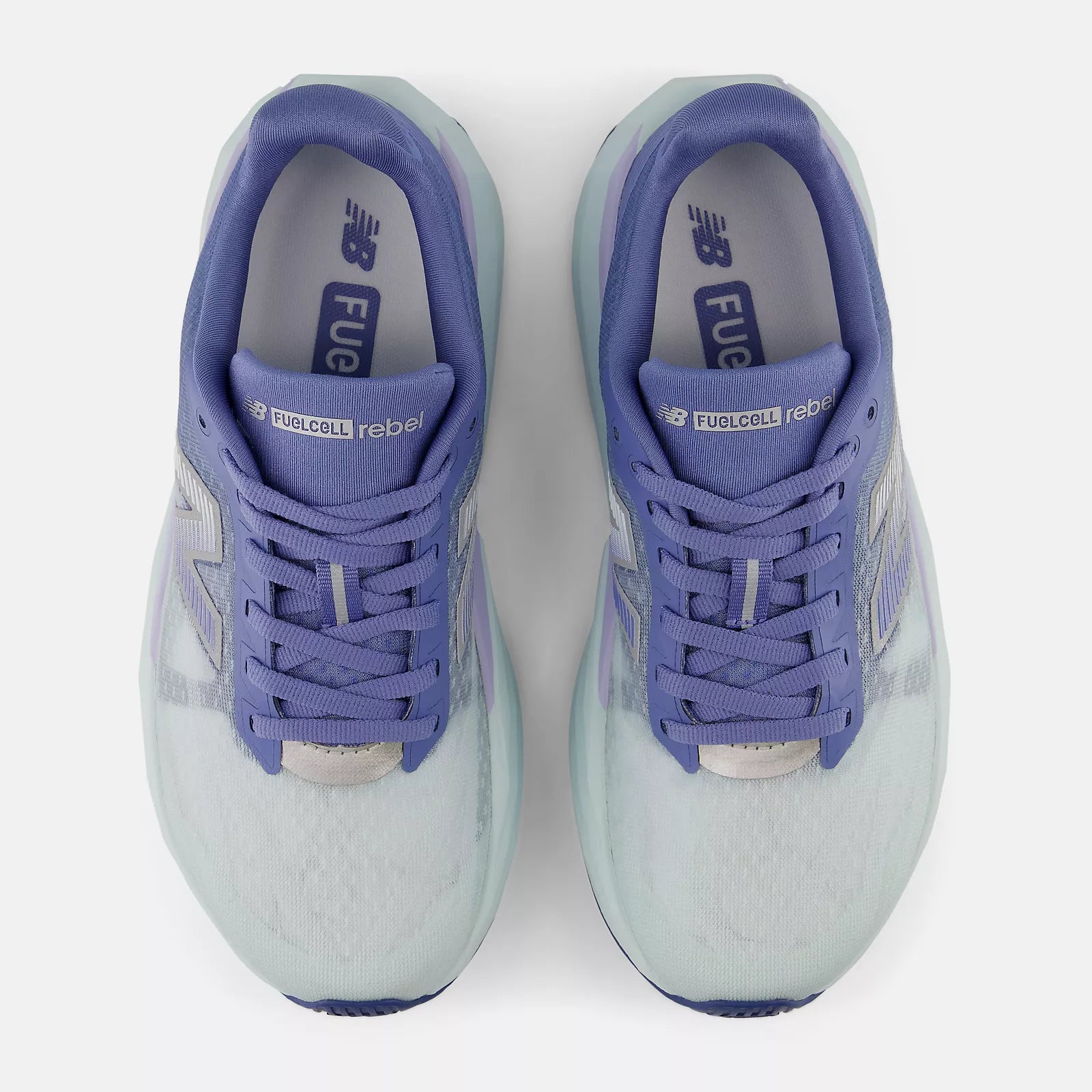 New Balance Women's FuelCell Rebel v5 Running Shoes in Fairweather Blue