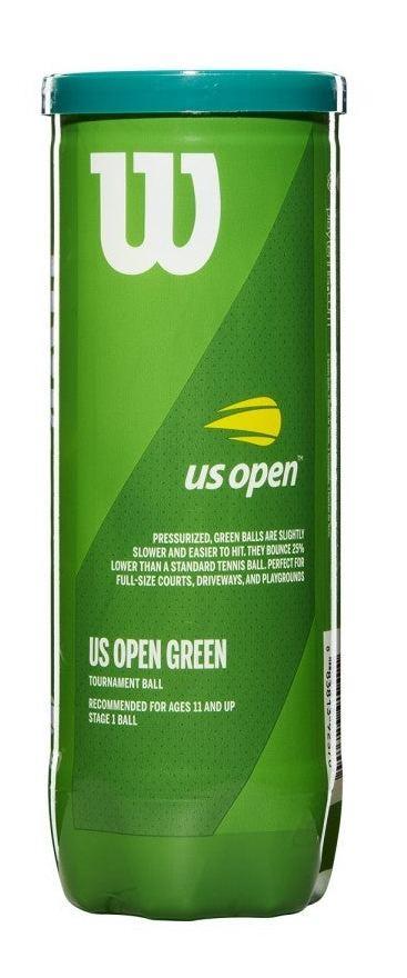 Wilson US Open Green Tournament 3 Tennis Ball Case - 24 Cans