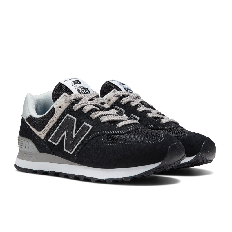 New Balance Women's 574 Core Sport Lifestyle Shoes in Black