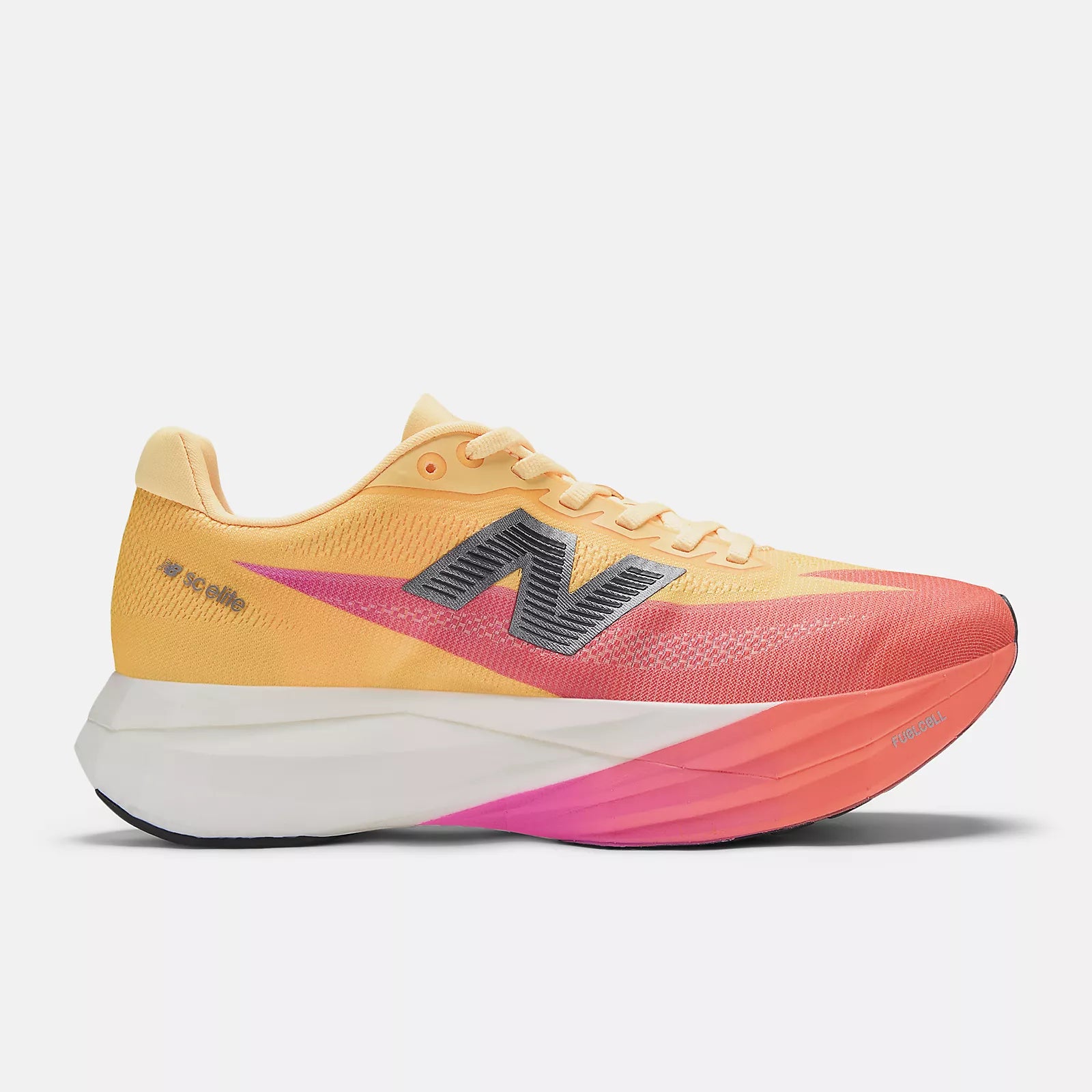 New Balance Women's FuelCell SuperComp Elite v5 Running Shoes in Tangerine Heat