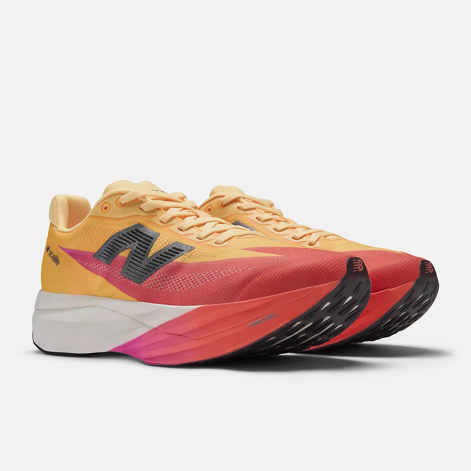 New Balance Women's FuelCell SuperComp Elite v5 Running Shoes in Tangerine Heat