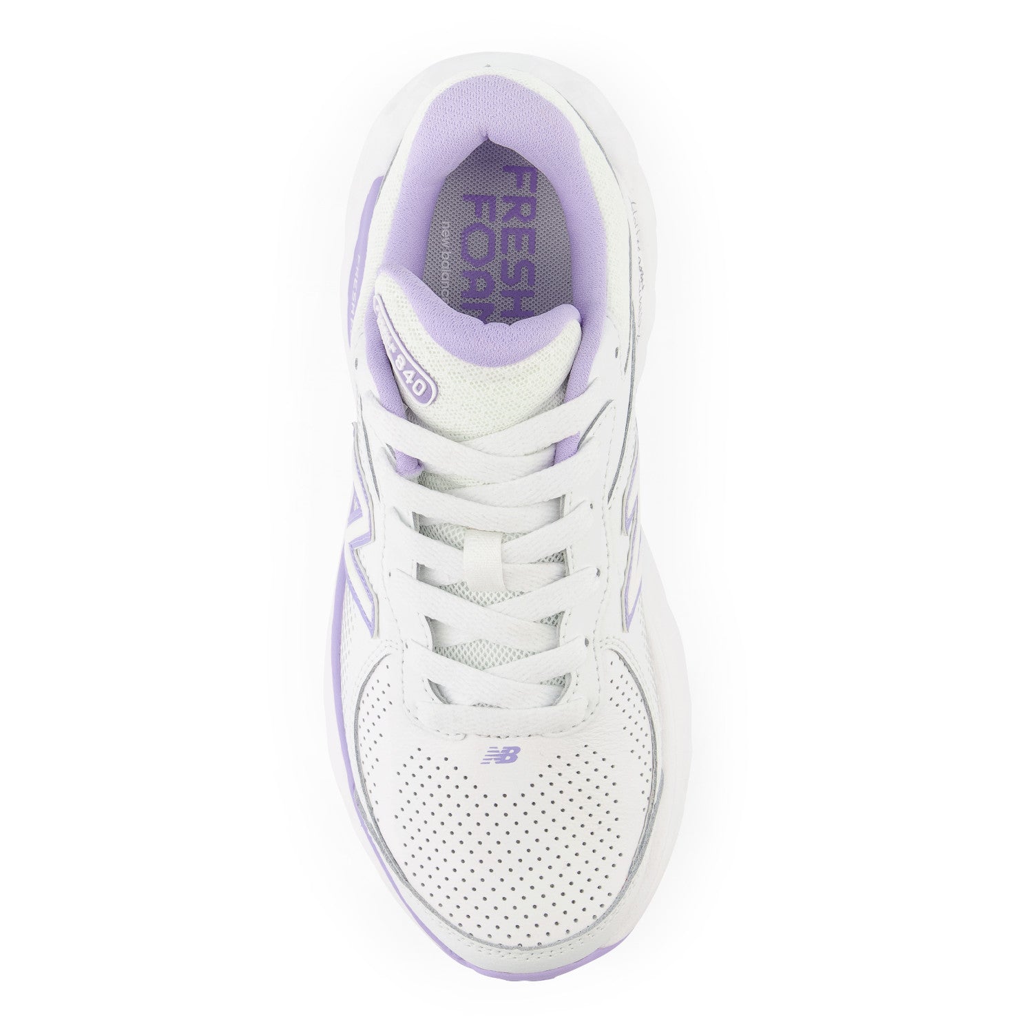 New Balance Women's Fresh Foam X 840F Slip Resistant Walking Shoes in WHITE