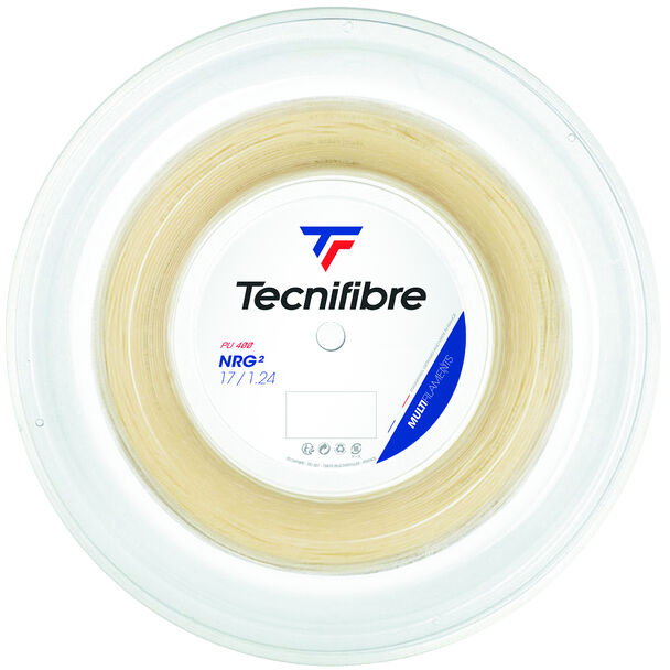 Tecnifibre NRG2 17g(1.24) Tennis String Reel in Natural