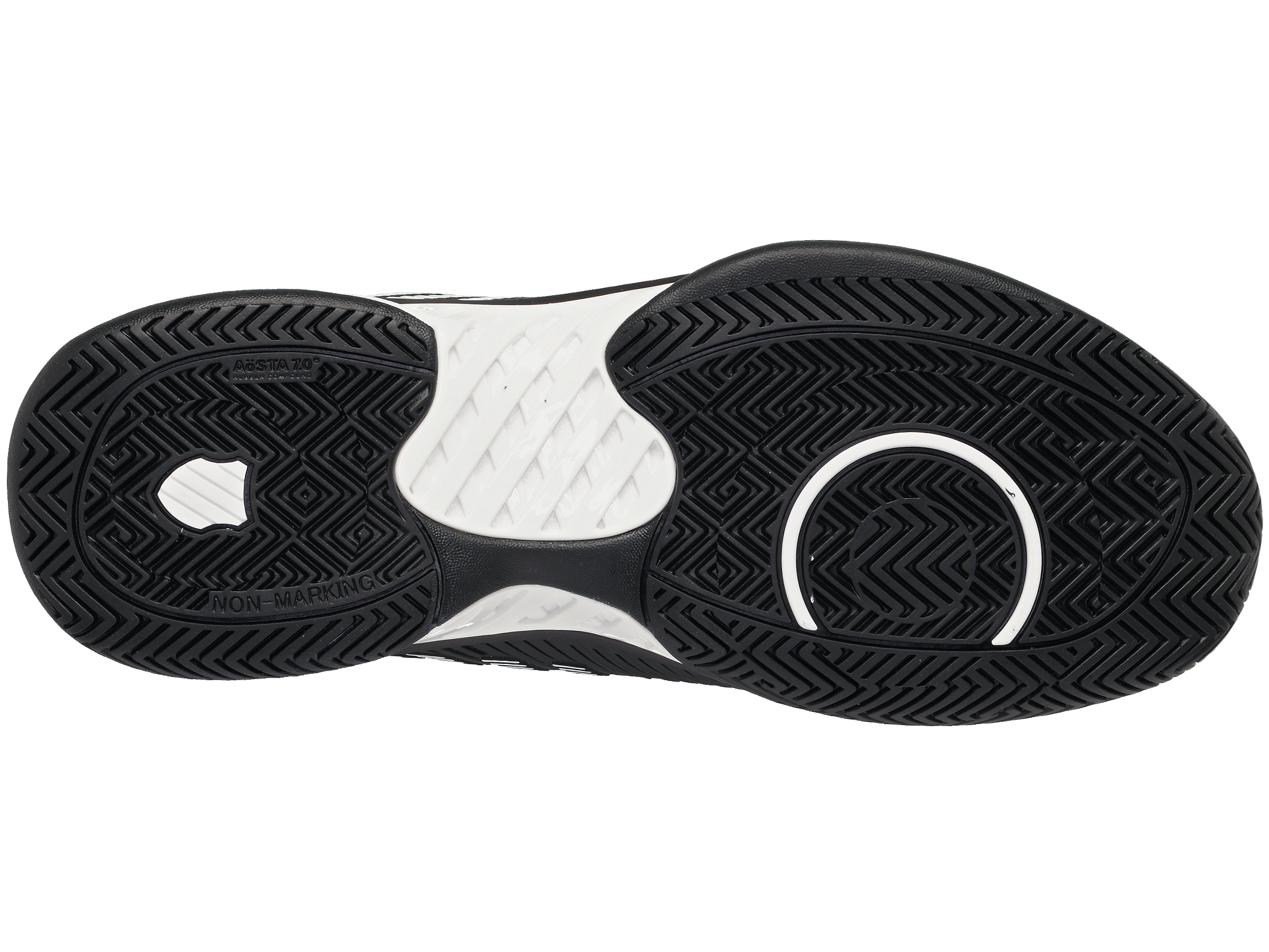 K-Swiss Men's Hypercourt Express 2 Tennis Shoes in Black/White