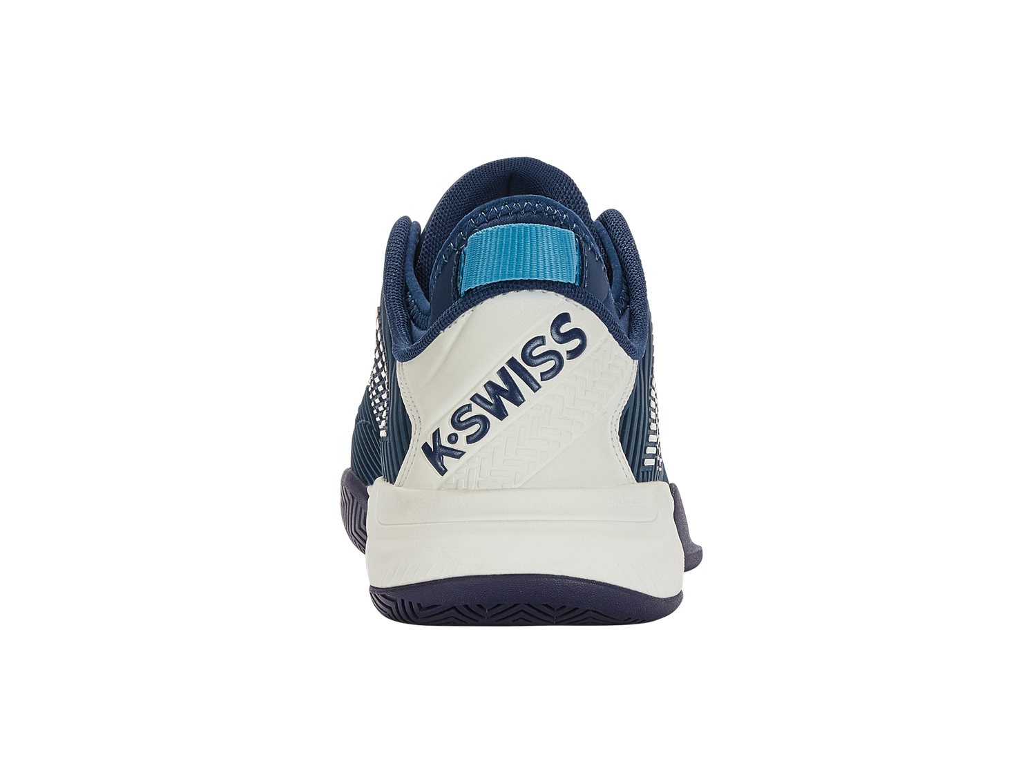K-Swiss Men's Hypercourt Supreme Tennis Shoes in Blue Opal /Blanc De Blanc /Lollipop