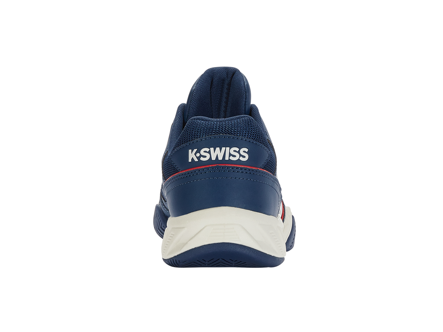 K-Swiss Men's Bigshot Light 4 Tennis Shoes in Blue Opal/Blanc De Blanc/Lollipop