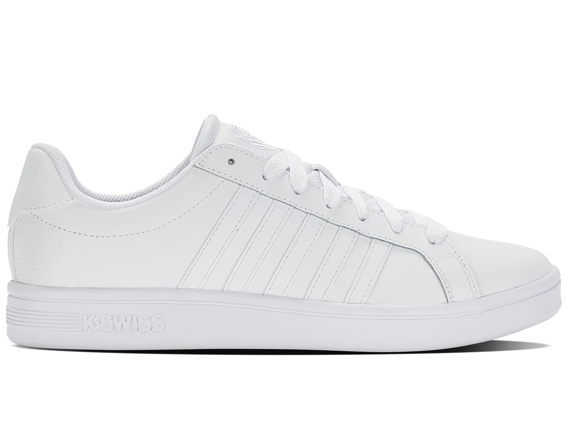 K-Swiss Men Court Tiebreak Court Shoes in White/White/White