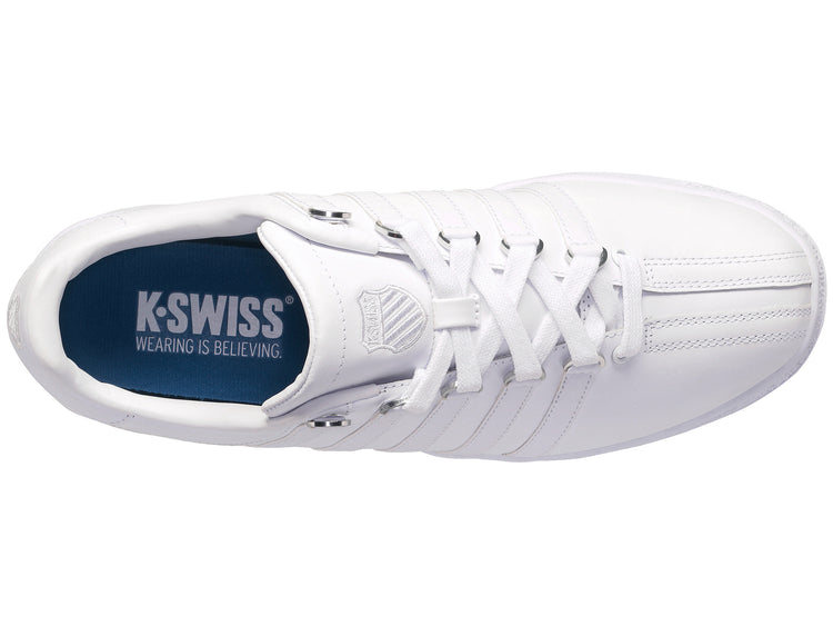 K-Swiss Men's Classic VN Court Shoes in White/White