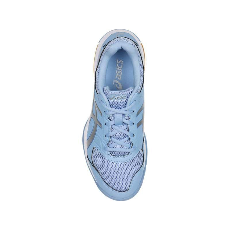 Asics Women's Gel-Rocket 8 Indoor Court Shoes in Airy Blue/Silver/White - atr-sports