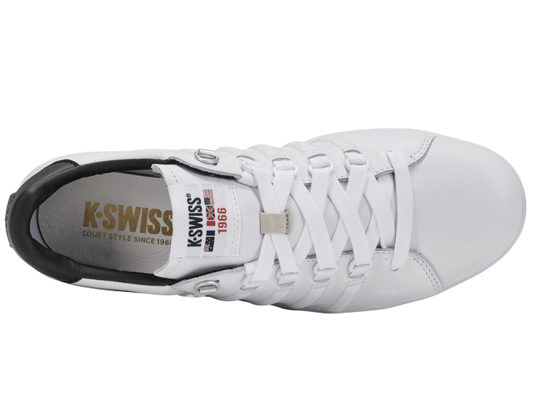 K-Swiss Men's Lozan II Court Shoes in Wht/Wht/Black