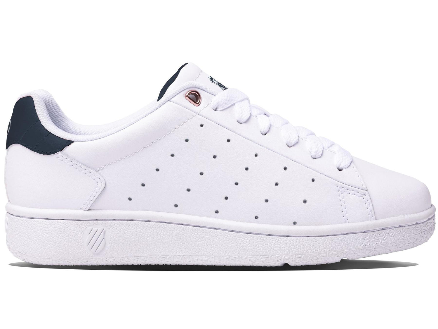 K-Swiss Men's Classic PF Court Shoes in White/Peacoat