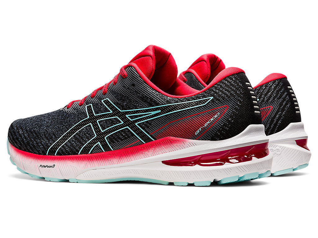 Asics Men's GT-2000 10  Running Shoes in Metropolis/Electric Red