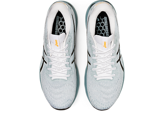 Asics Men's Gel-Nimbus 24 Running Shoes in Light Steel/White