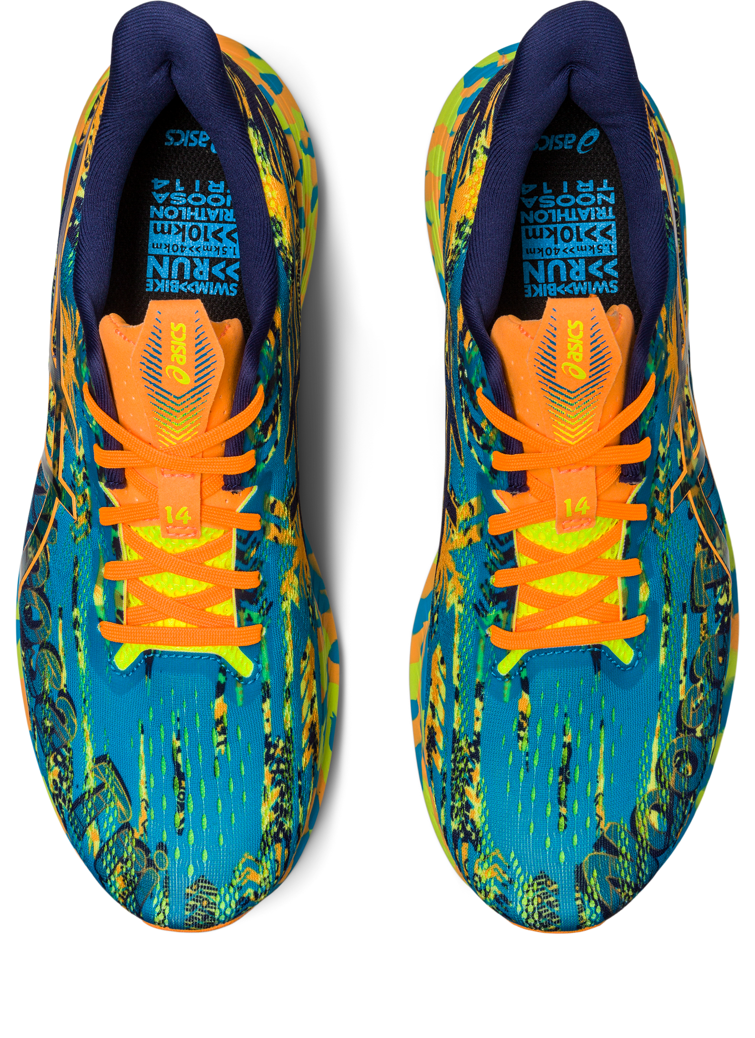 Asics Men's Noosa TRI 14 Running Shoes in Island Blue/Indigo Blue