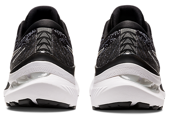 Asics Men's Gel-Kayano 29 Wide (2E) Running Shoes in Black/White