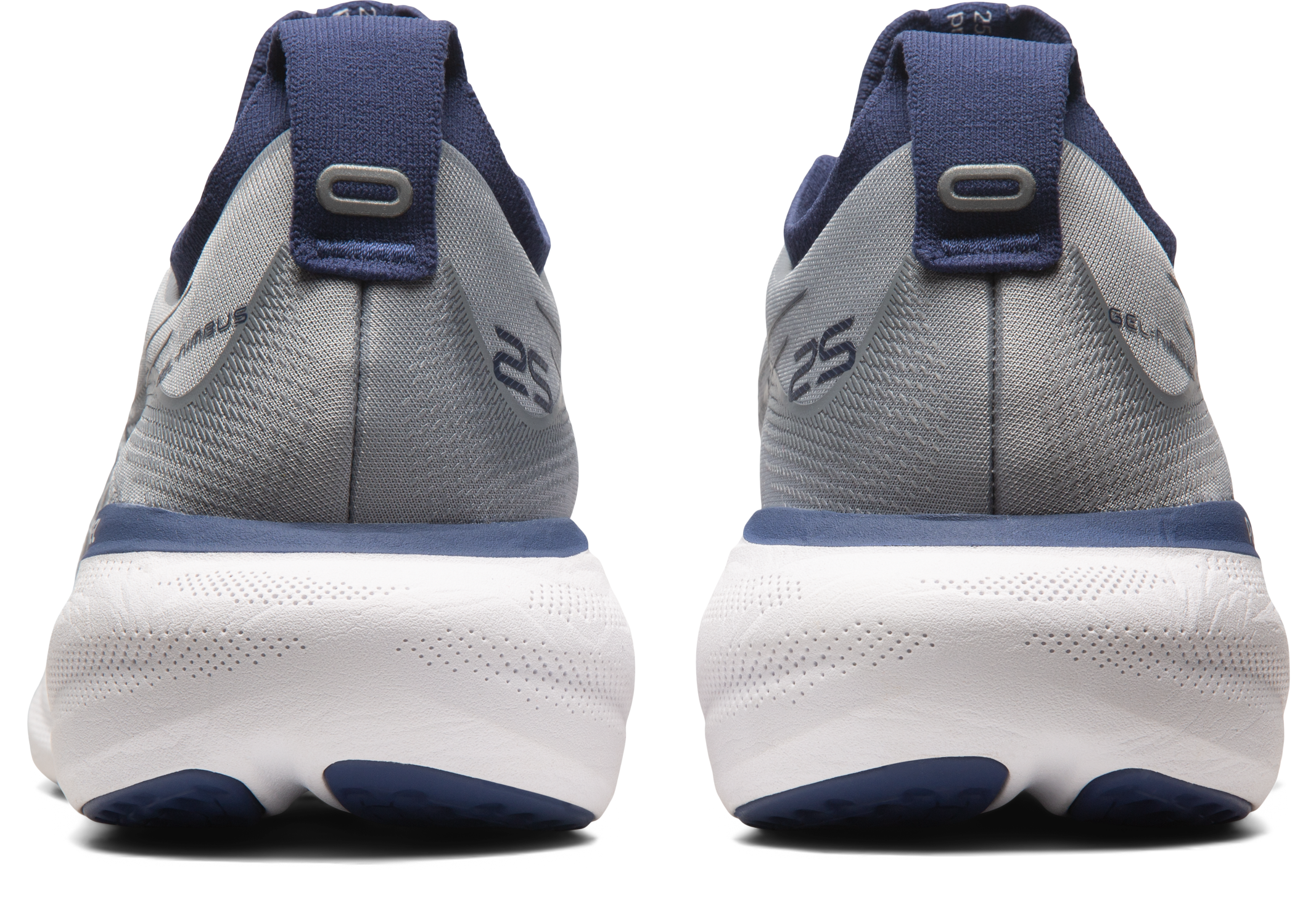 Asics Men's Gel-Nimbus 25 Wide (2E) Running Shoes in Sheet Rock/Indigo Blue