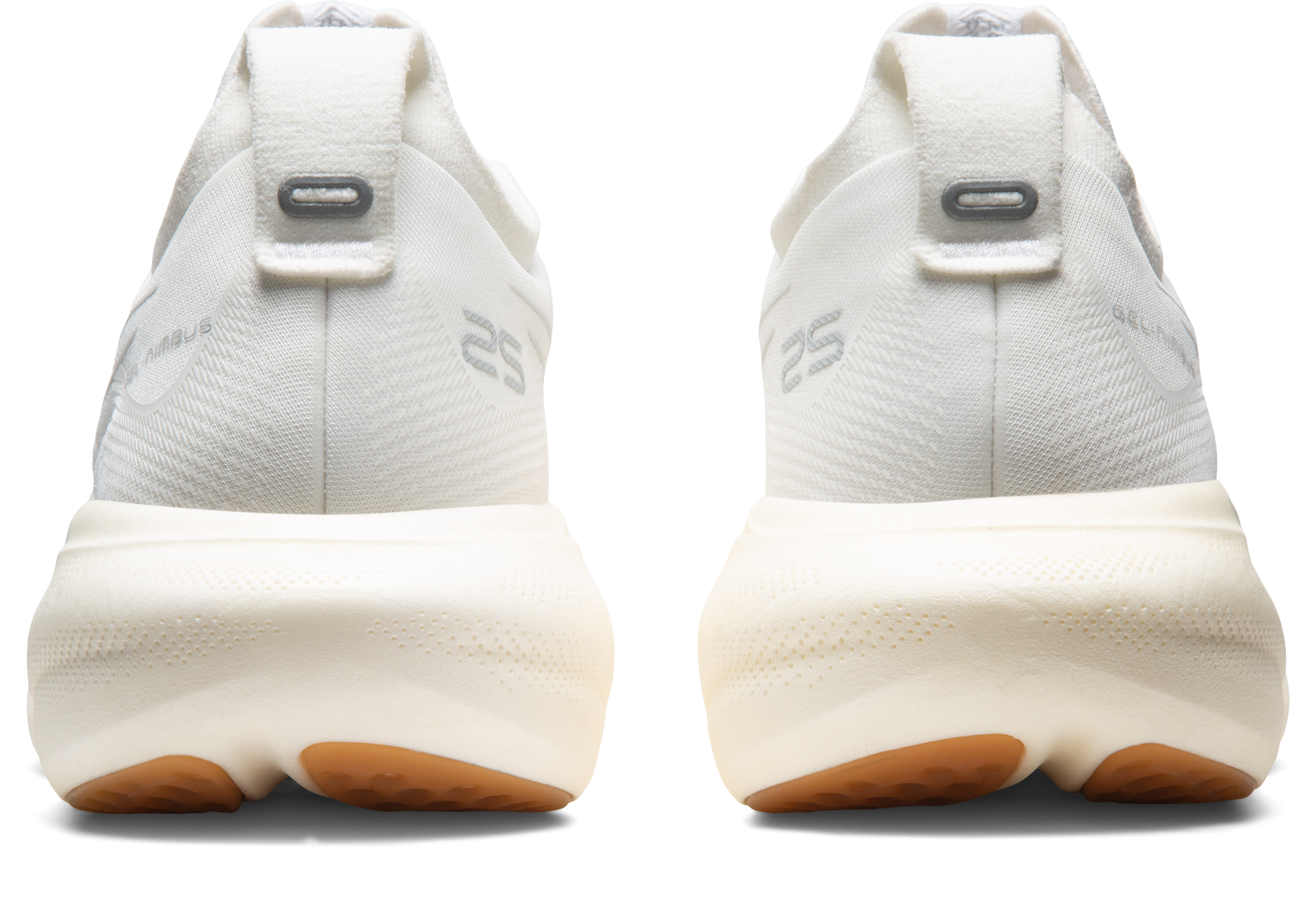 Asics Men's Gel-Nimbus 25 Running Shoes in White/White