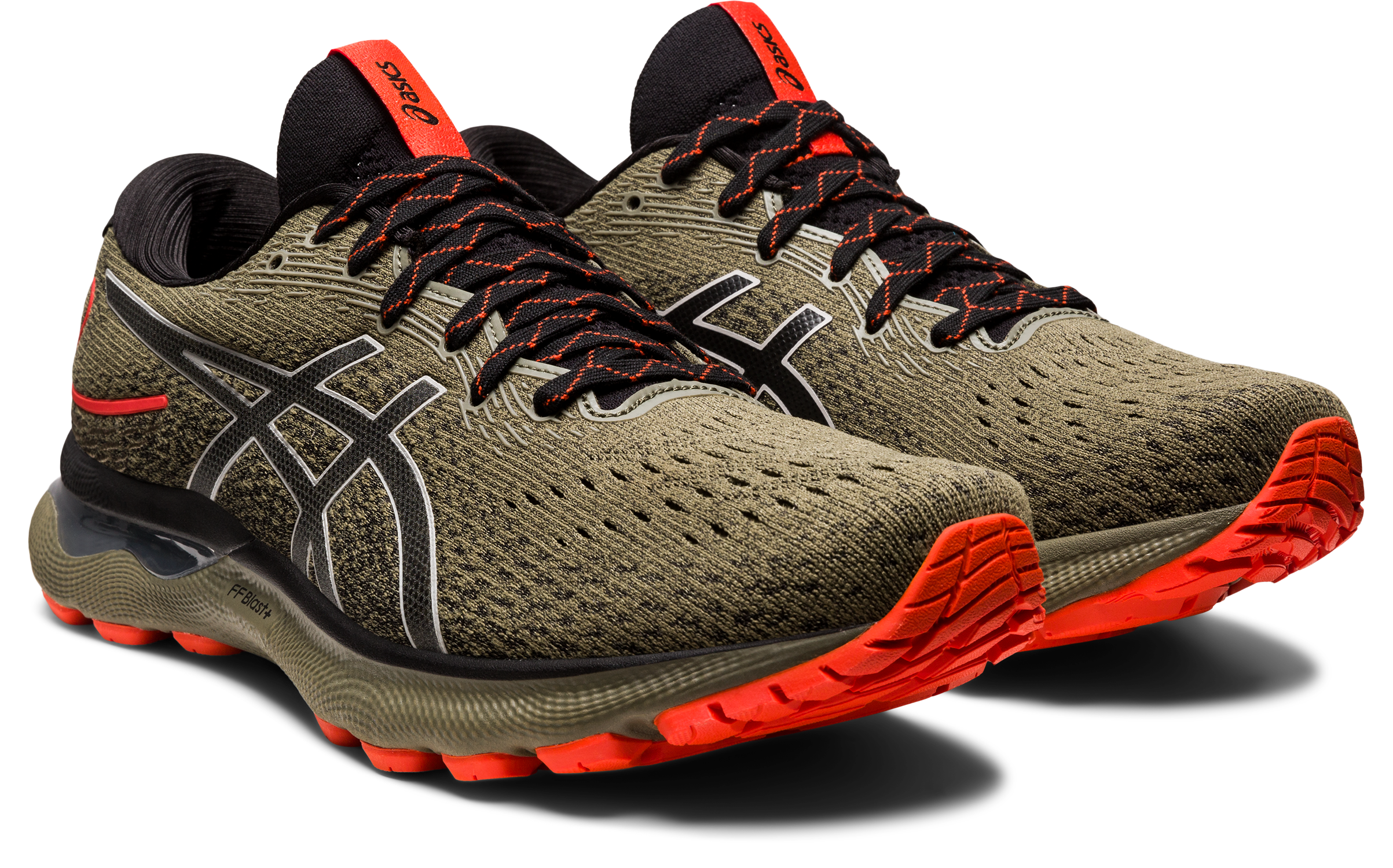 Asics Men's Gel-Nimbus 24 TR Trail Running Shoes in Nature Bathing/Olive