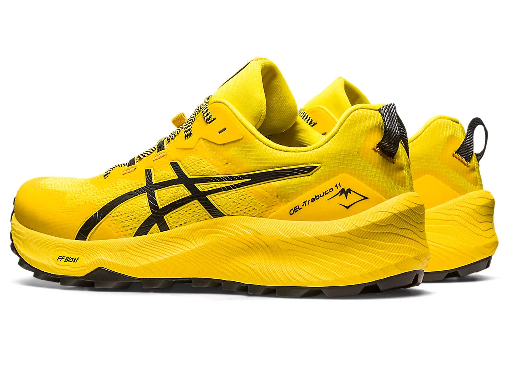 Asics Men GEL-Trabuco 11 Running Shoes In Golden Yellow/Black