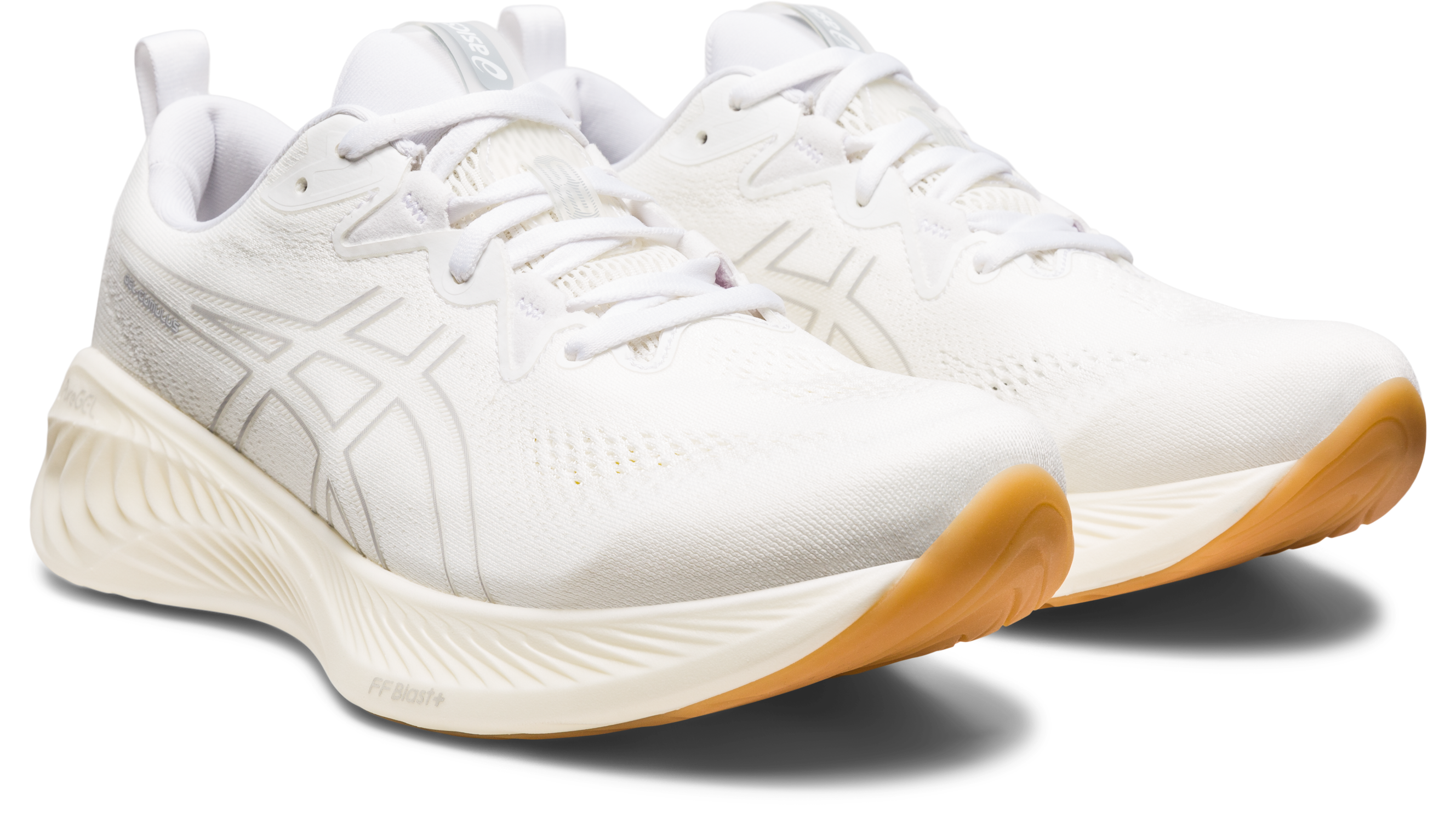 Asics Men's Gel Cumulus 25 Running Shoes in White/White