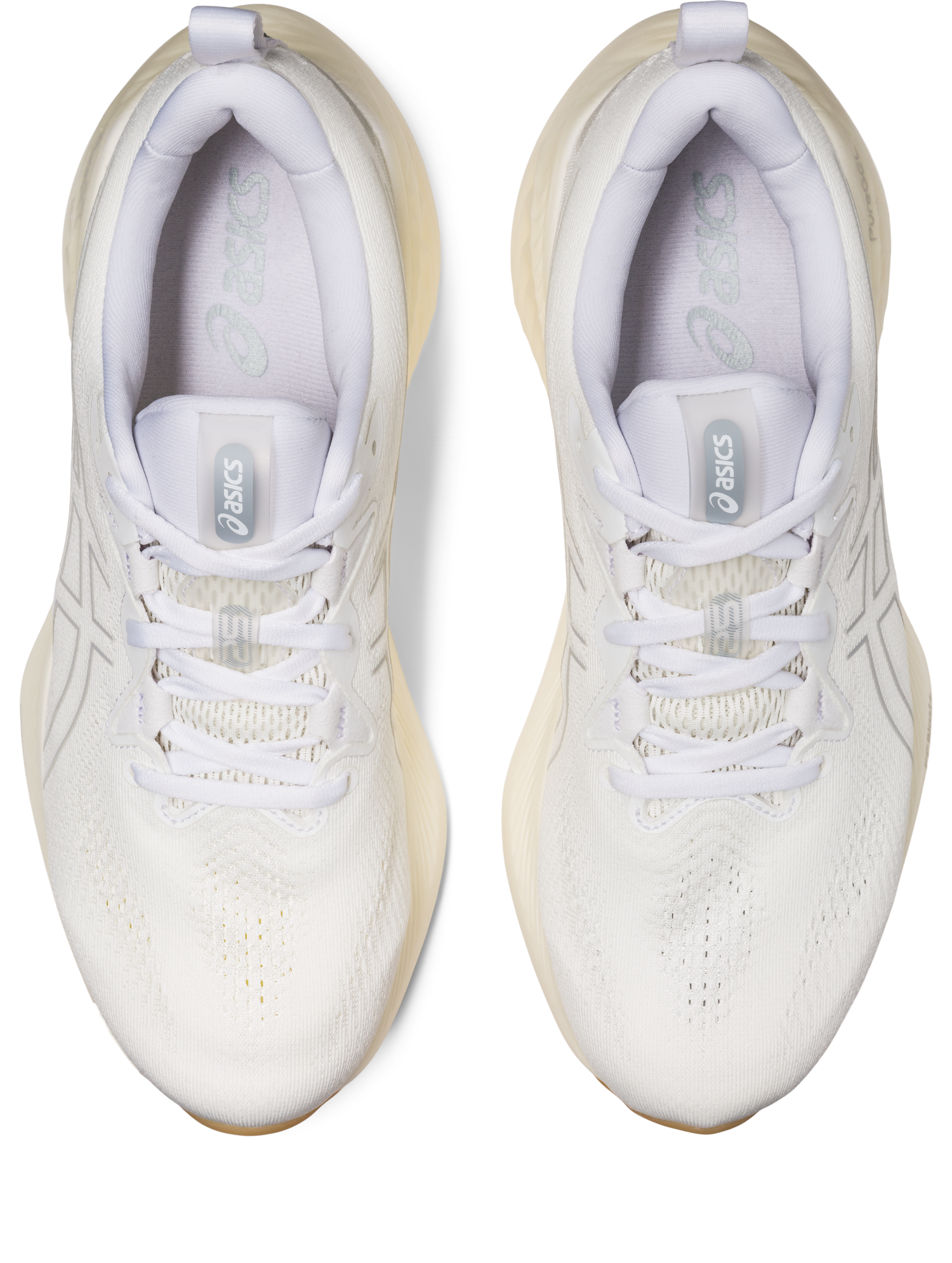 Asics Men's Gel Cumulus 25 Running Shoes in White/White