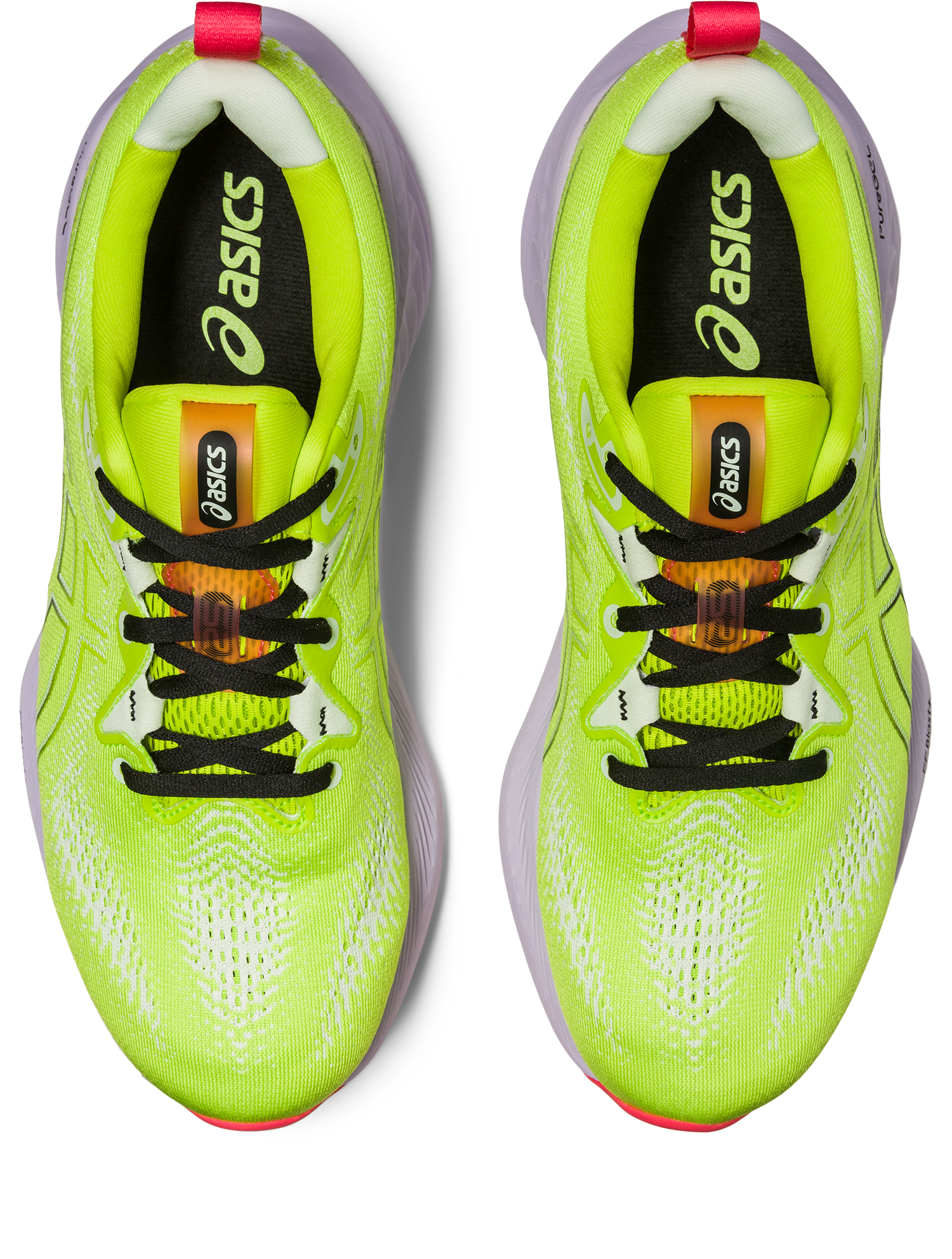 Asics Men's Gel Cumulus 25 Running Shoes in Lime Zest/Whisper Green