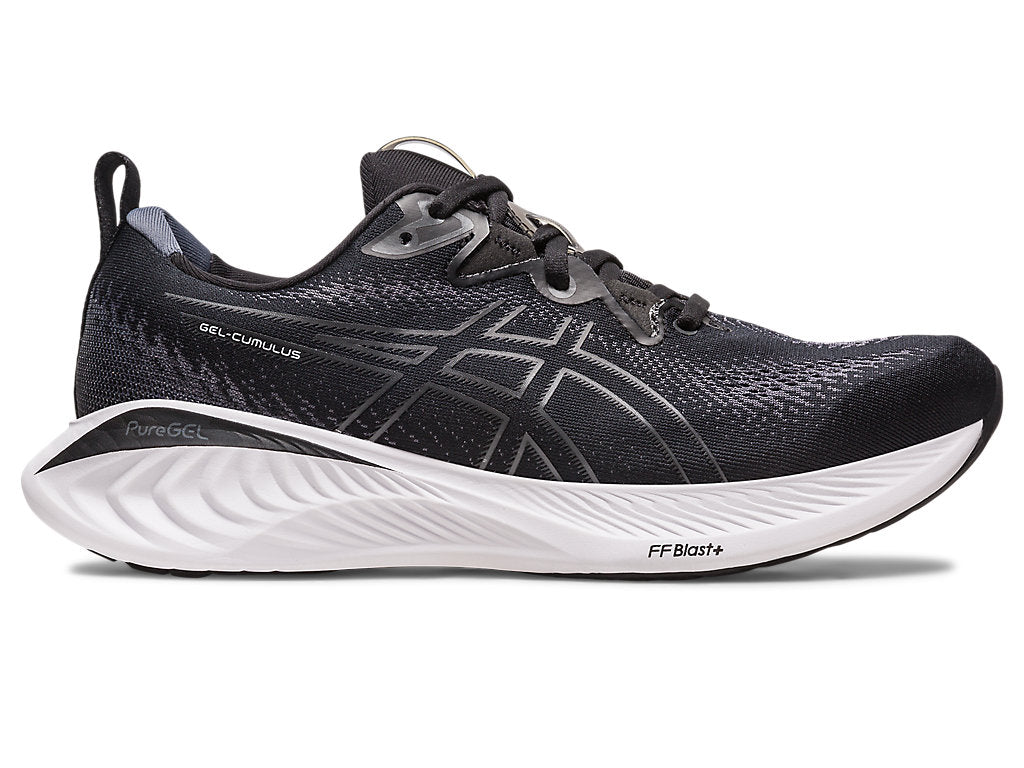 Asics Men's Gel Cumulus 25 Extra Wide (4E) Running Shoes in Black/Carrier Grey