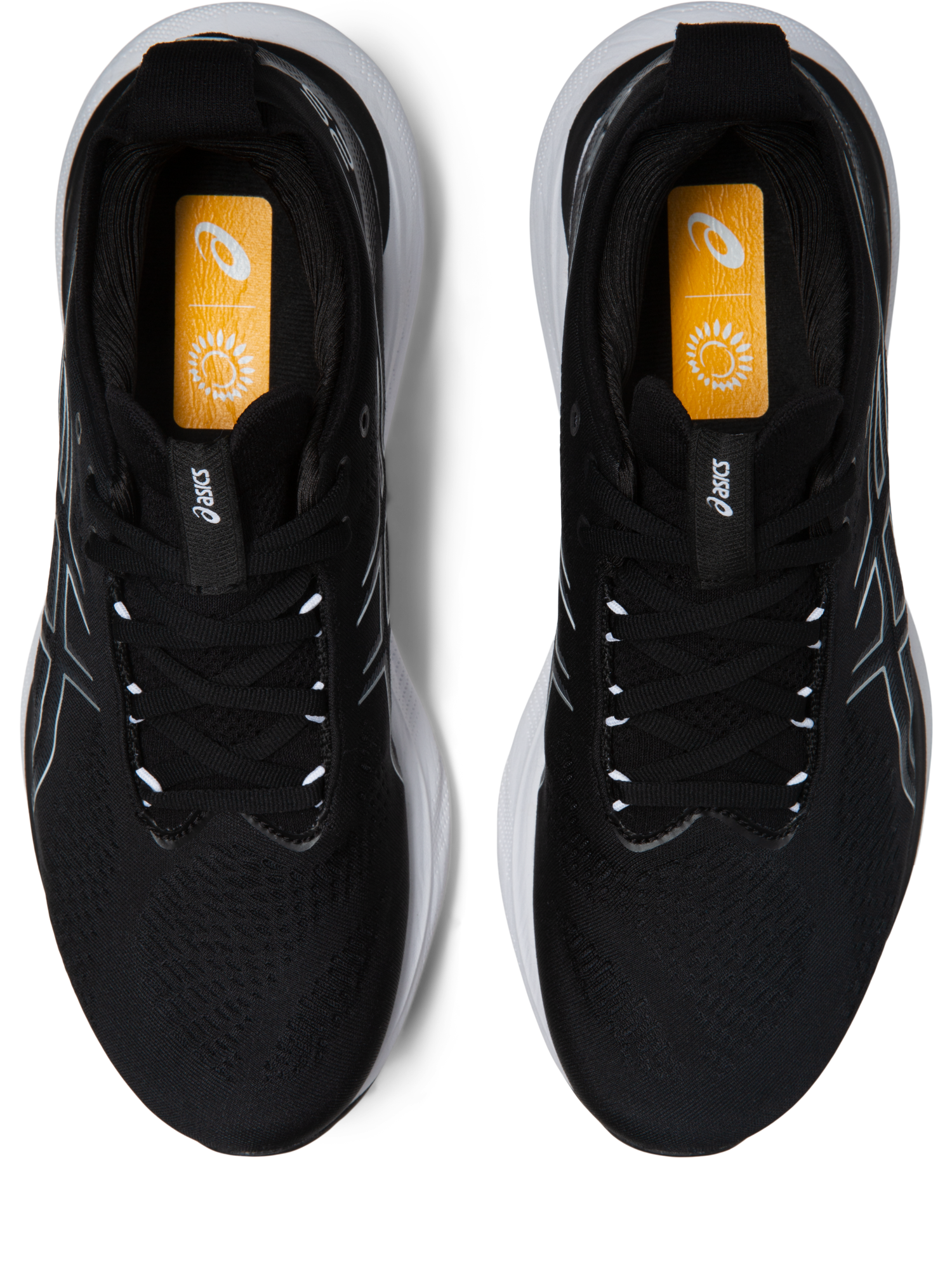 Asics Men's Gel-Nimbus 25 Wide (2E) Running Shoes in Black/Pure Silver