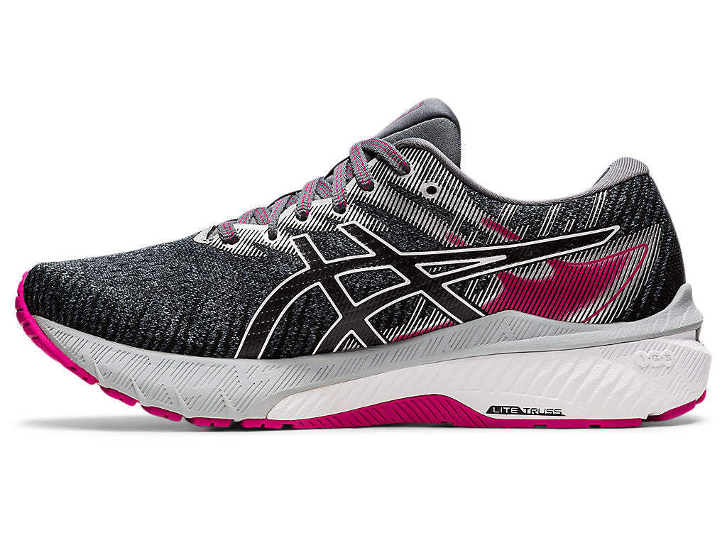 Asics Women's GT-2000 10 Running Shoes in Sheet Rock/Pink Rave