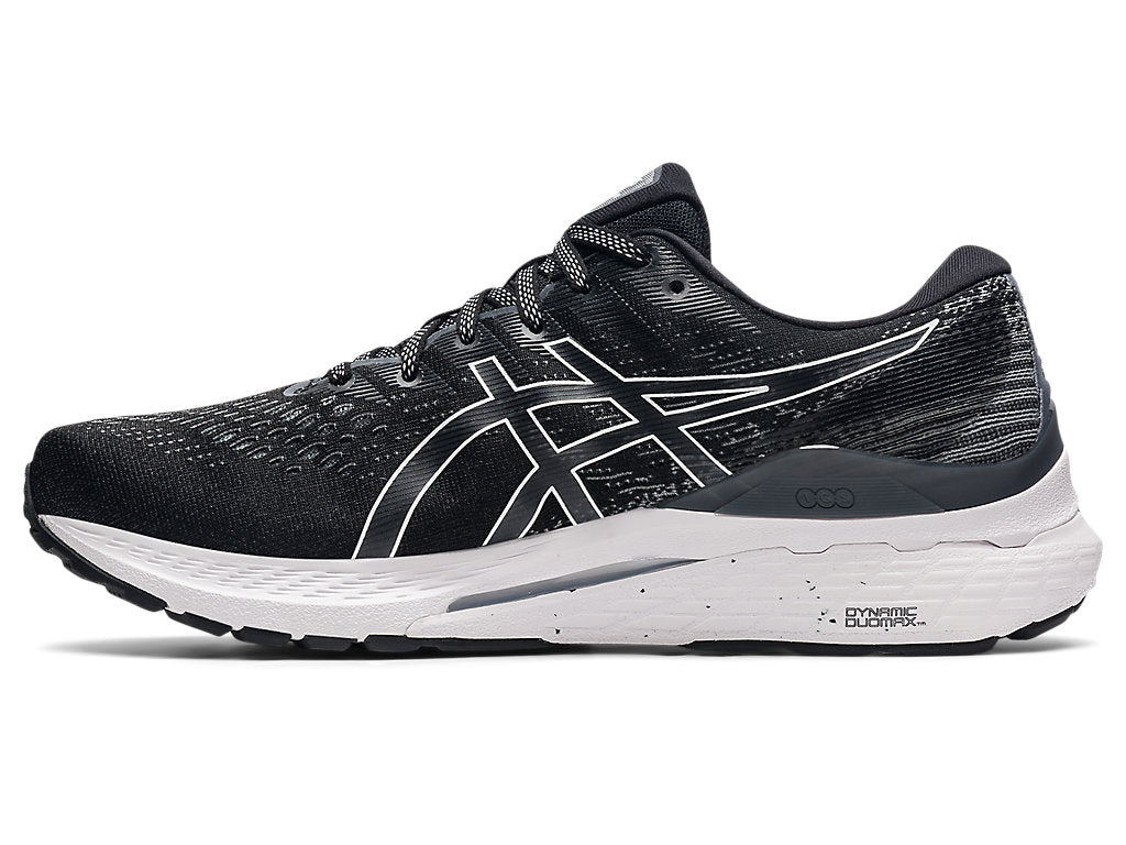 Asics Women's Gel-Kayano 28 Running Shoes in Black/White