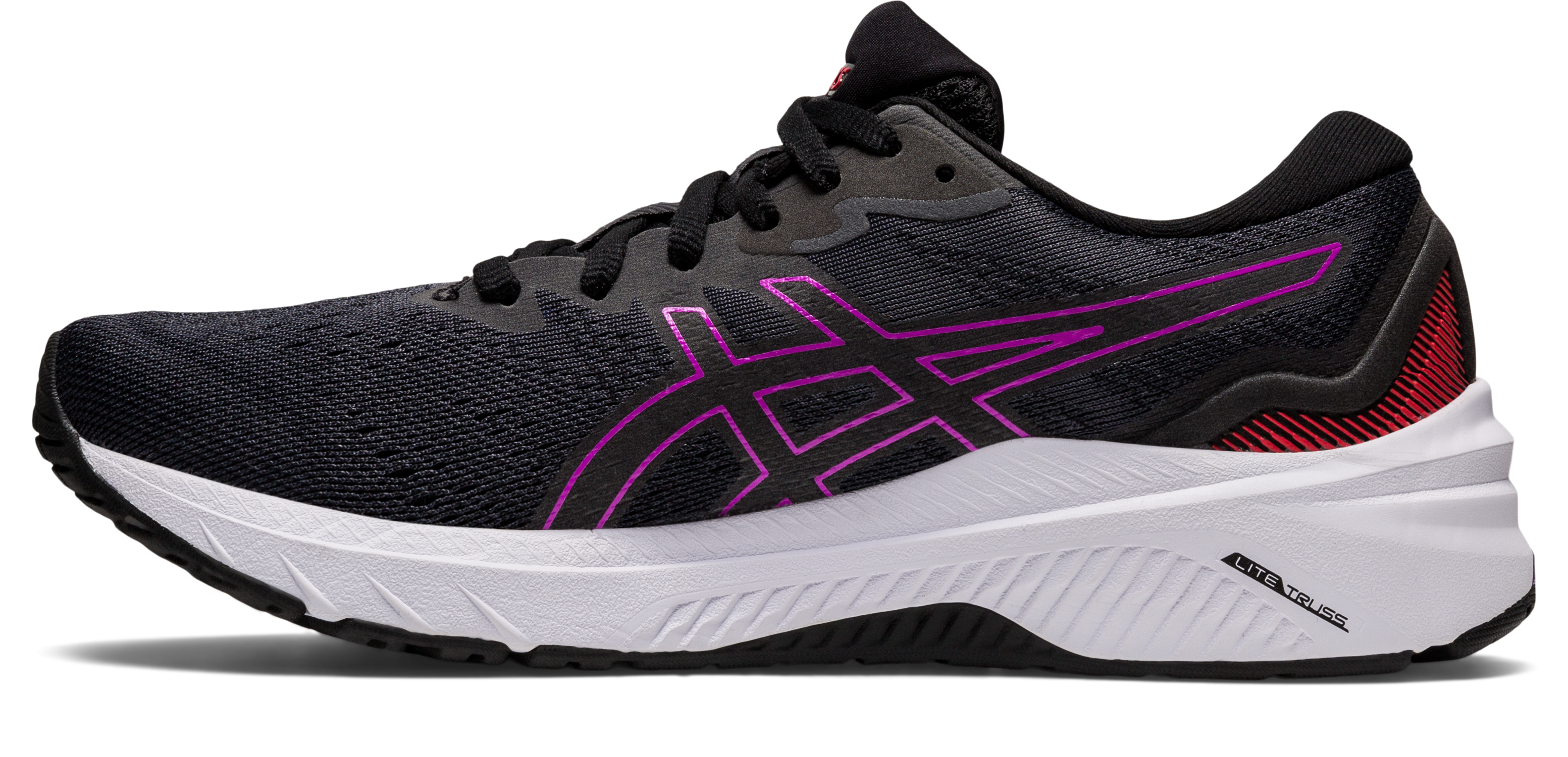 Asics Women's GT-1000 11 Running Shoes in Black/Orchid