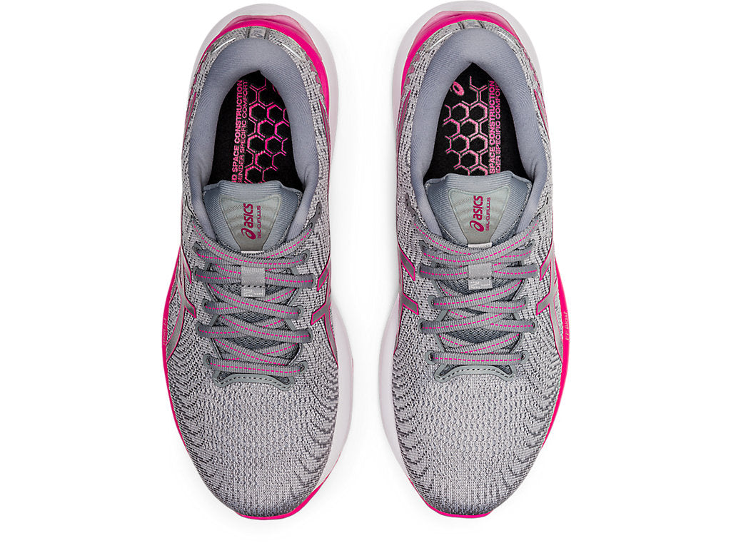 Asics Women's Gel-Cumulus 24 Running Shoes in Sheet Rock/Pink Glo