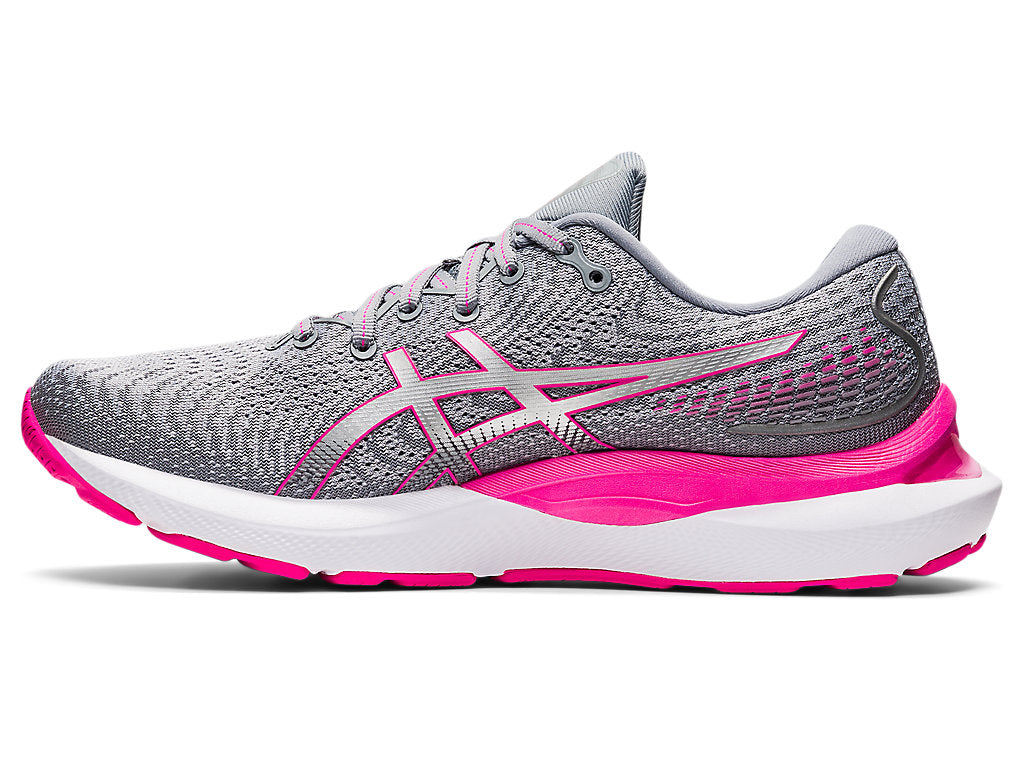 Asics Women's Gel-Cumulus 24 Running Shoes in Sheet Rock/Pink Glo