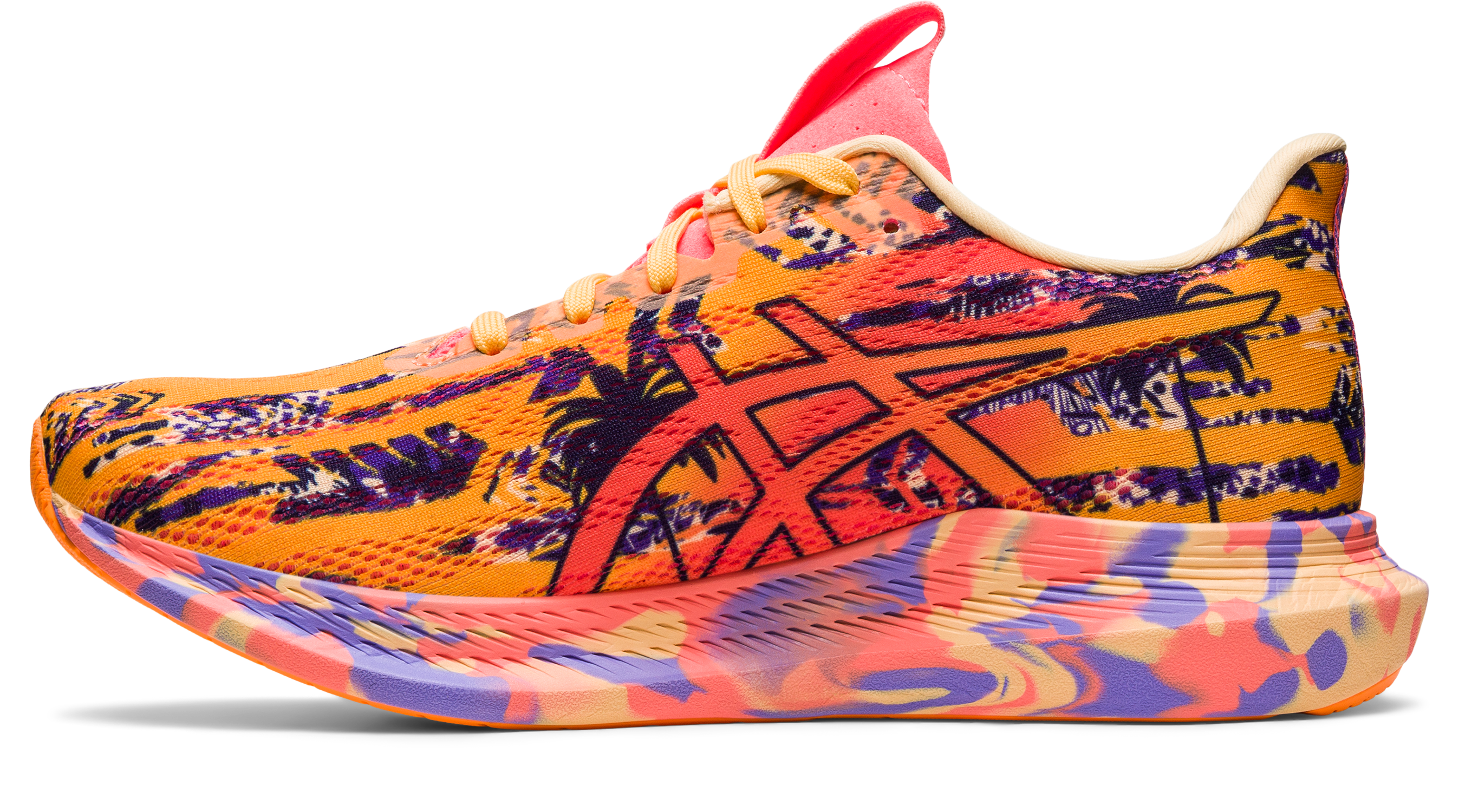 Asics Women's Gel-Noosa Tri 14 Running Shoes in Orange Pop/Blazing Coral