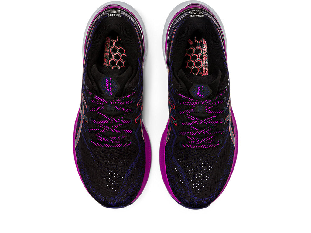Asics Women's Gel-Kayano 29 Running Shoes in Black/Red Alert