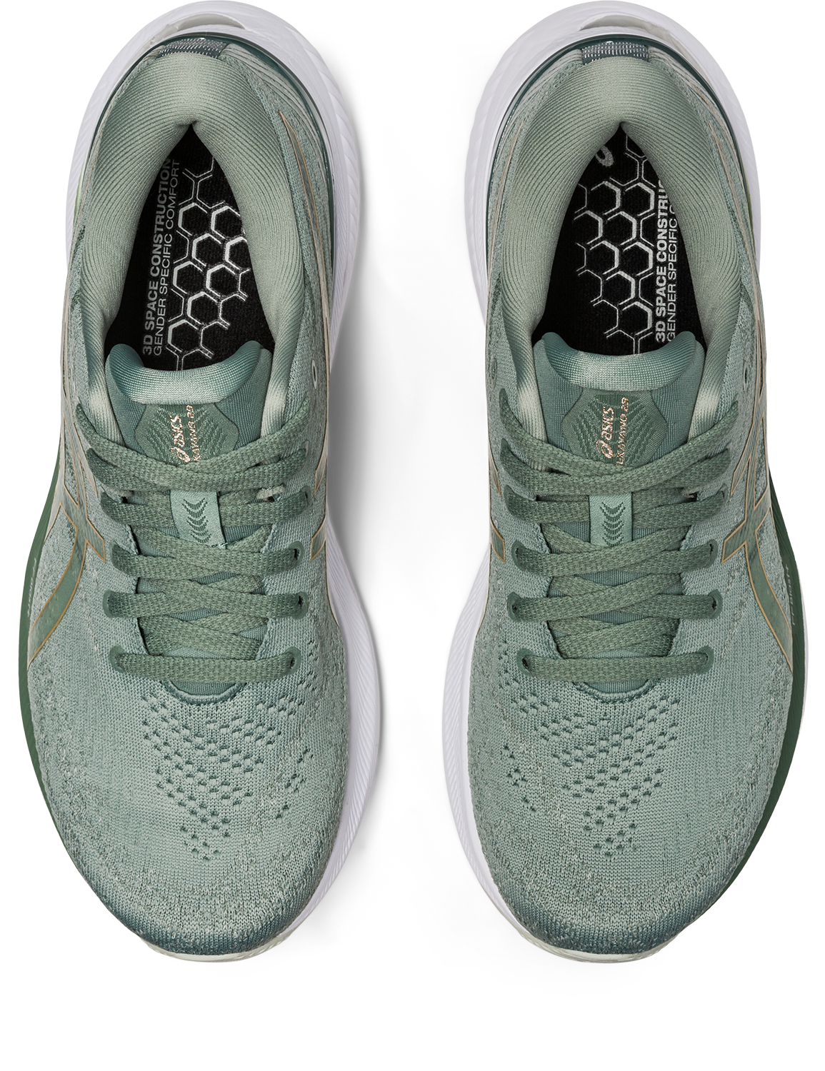 Asics Women's Gel-Kayano 29 Running Shoes in Slate Grey/Champagne