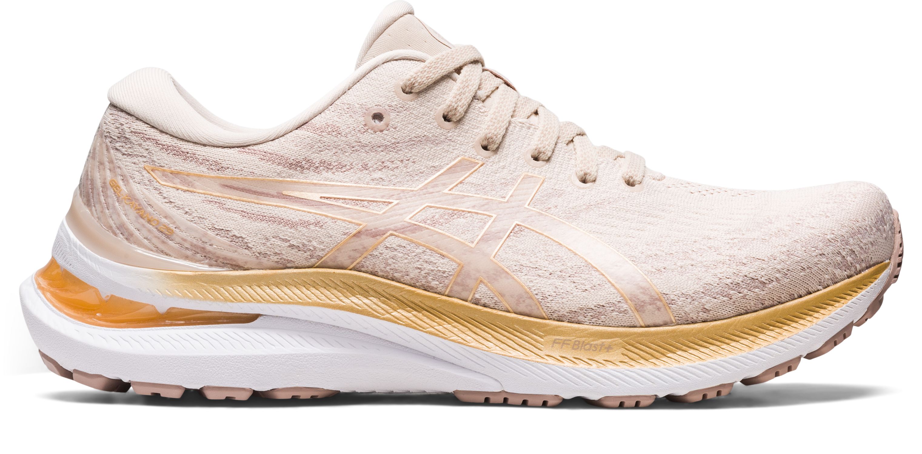 Asics Women's Gel-Kayano 29 Running Shoes in Mineral Beige/Champagne