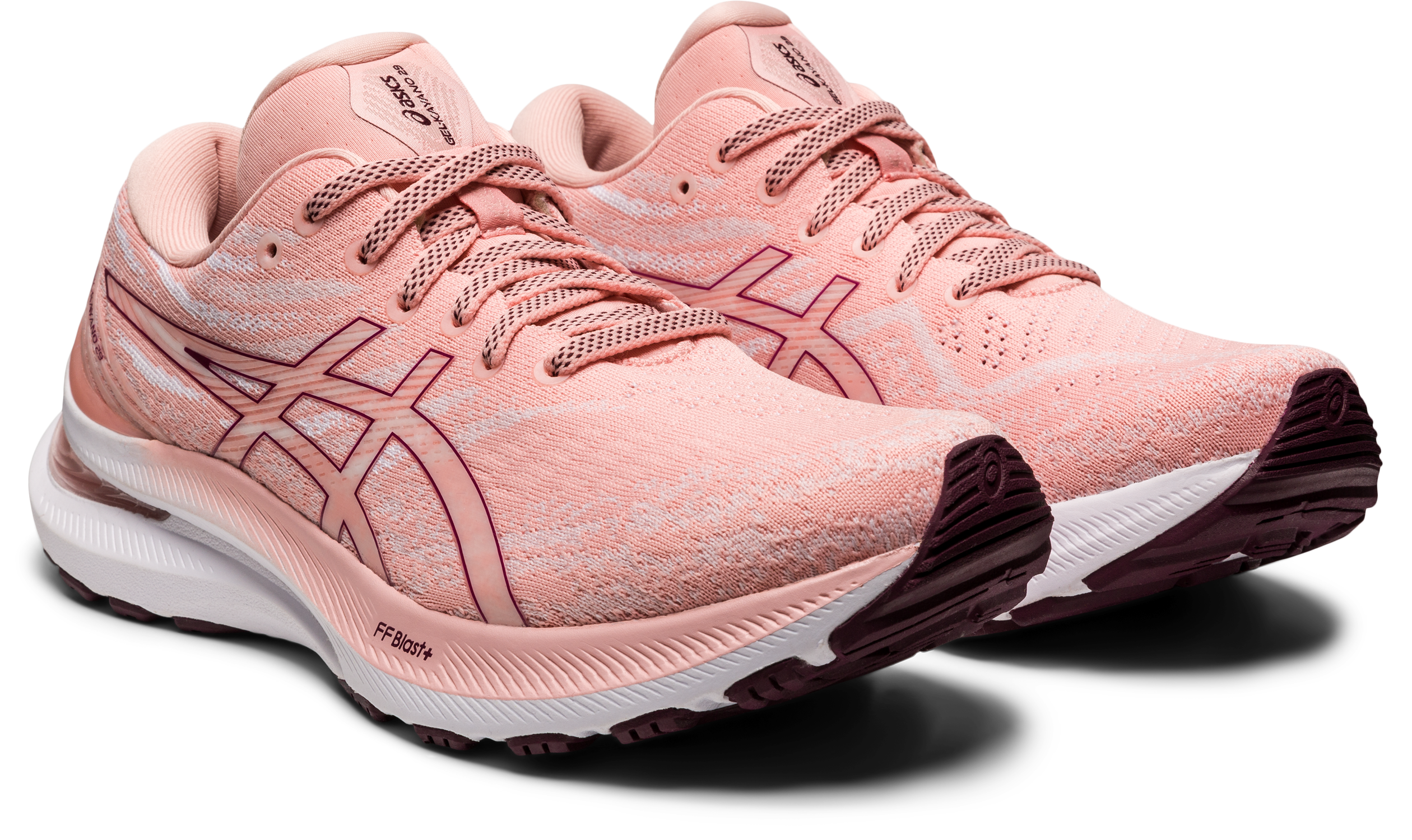 Asics Women's Gel-Kayano 29 Running Shoes in Frosted Rose/Deep Mars