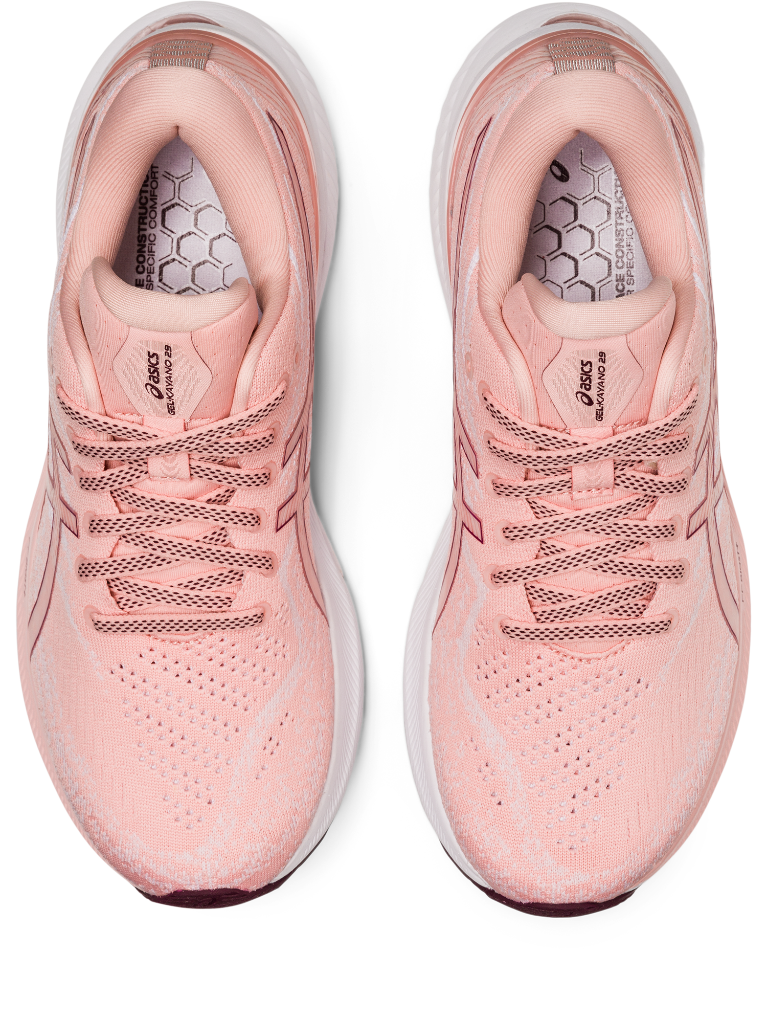 Asics Women's Gel-Kayano 29 Running Shoes in Frosted Rose/Deep Mars